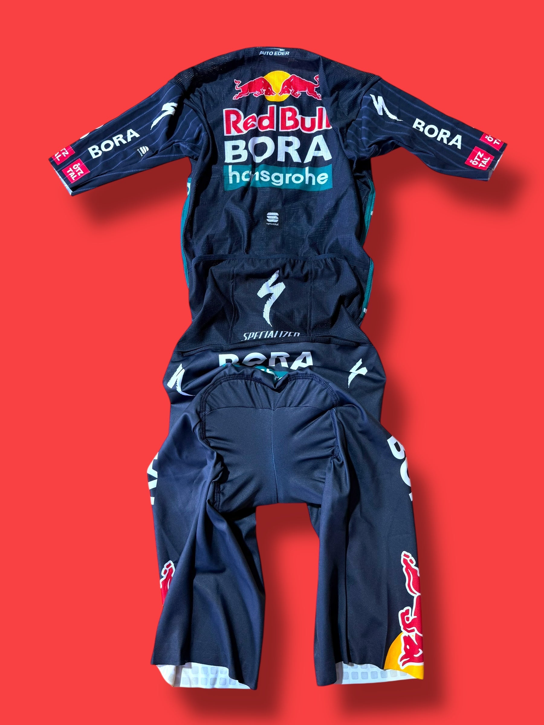 Summer Aero Race Suit Roadsuit Skinsuit|Sportfull|Red Bull Bora Hansgrohe |Pro Cycling