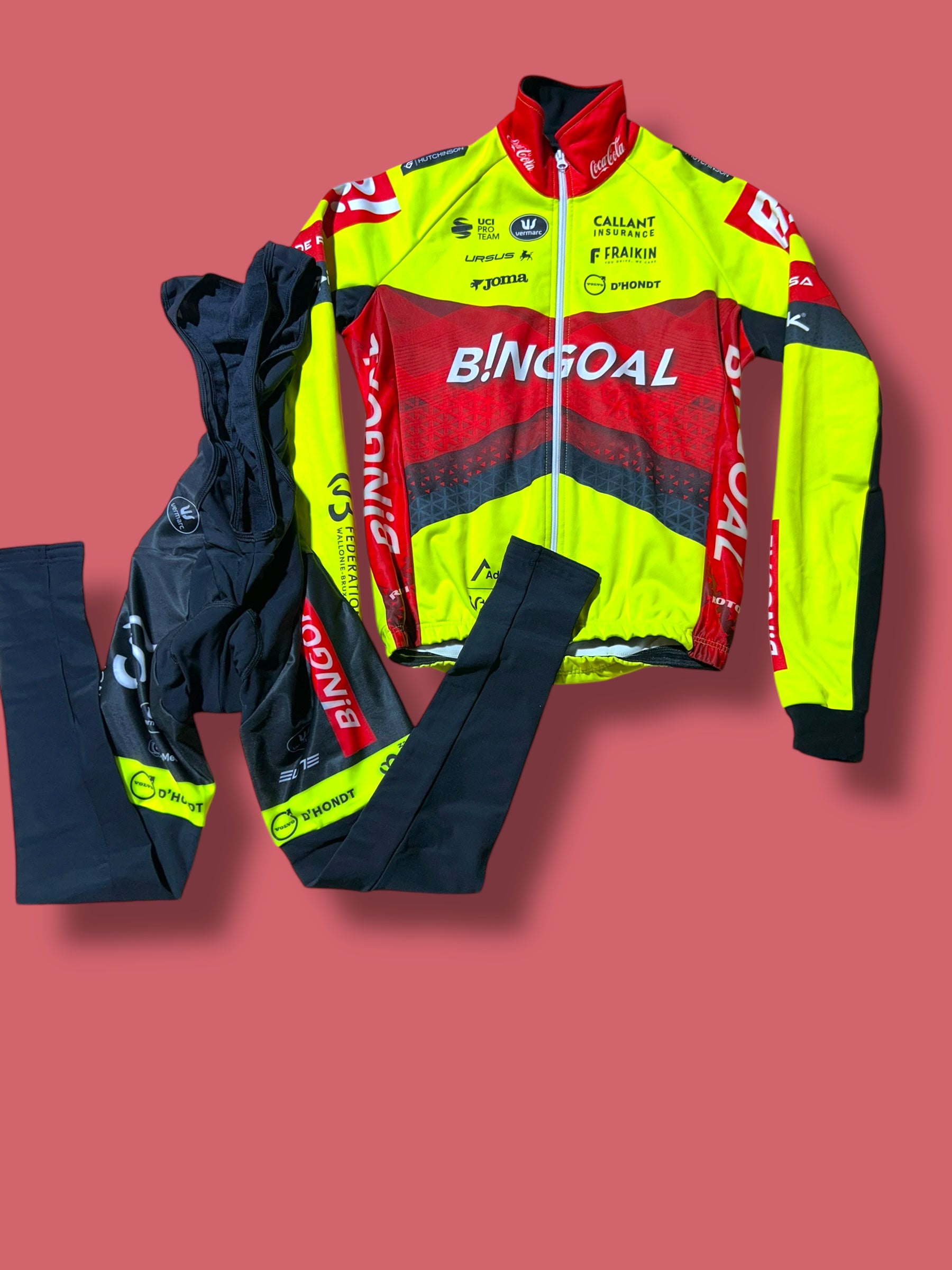 Winter Jacket Gabba and Bib Tights Thermal | Bingoal Vermarc| Pro Cycling Kit