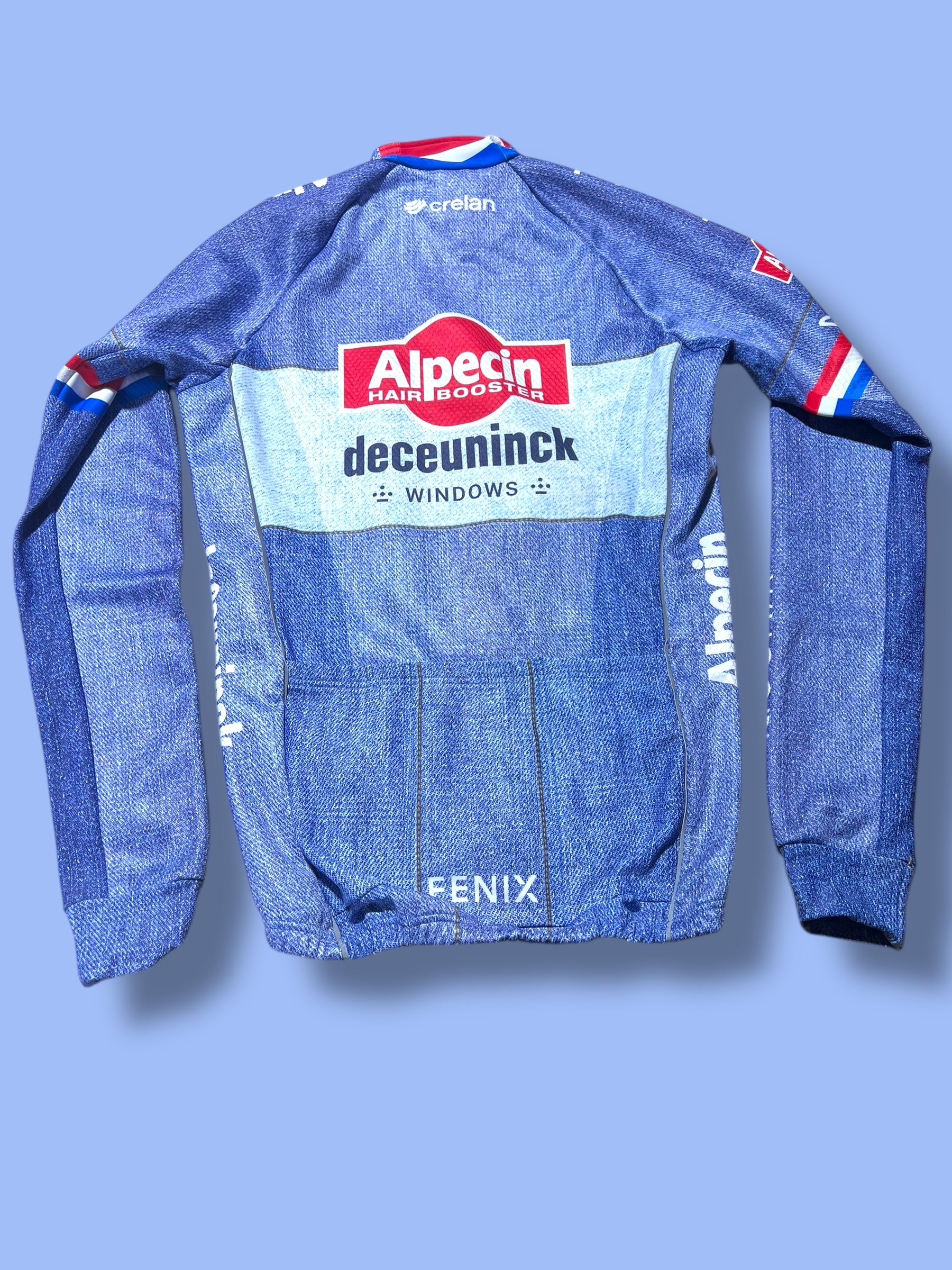 Winter Long Sleeve Jacket Thermal Windproof | Alpecin Deceuninck Kalas| Pro Cycling Kit