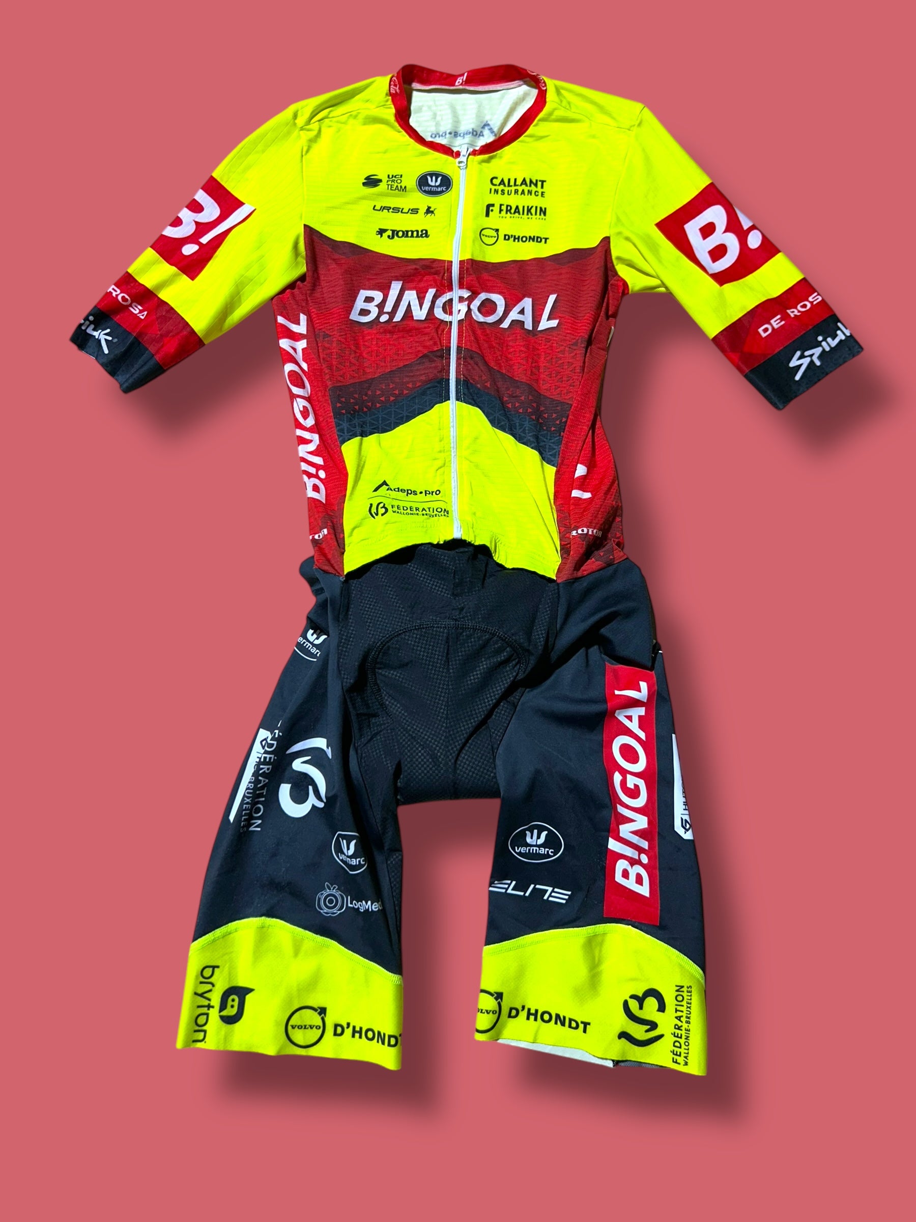 Aero Race Suit Skinsuit Roadsuit | Bingoal Vermarc| Pro Cycling Kit