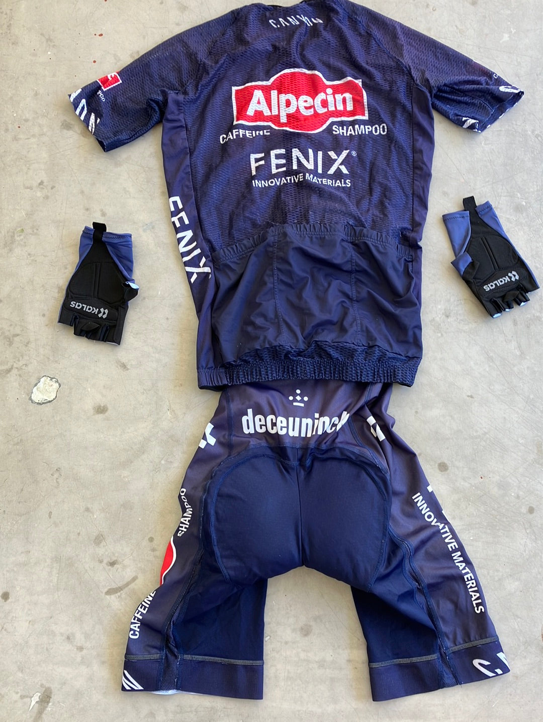 Short Sleeve Summer Jersey, Bib Shorts & Gloves /Mitts Bundle | Kalas | Alpecin Fenix | Pro Cycling Kit