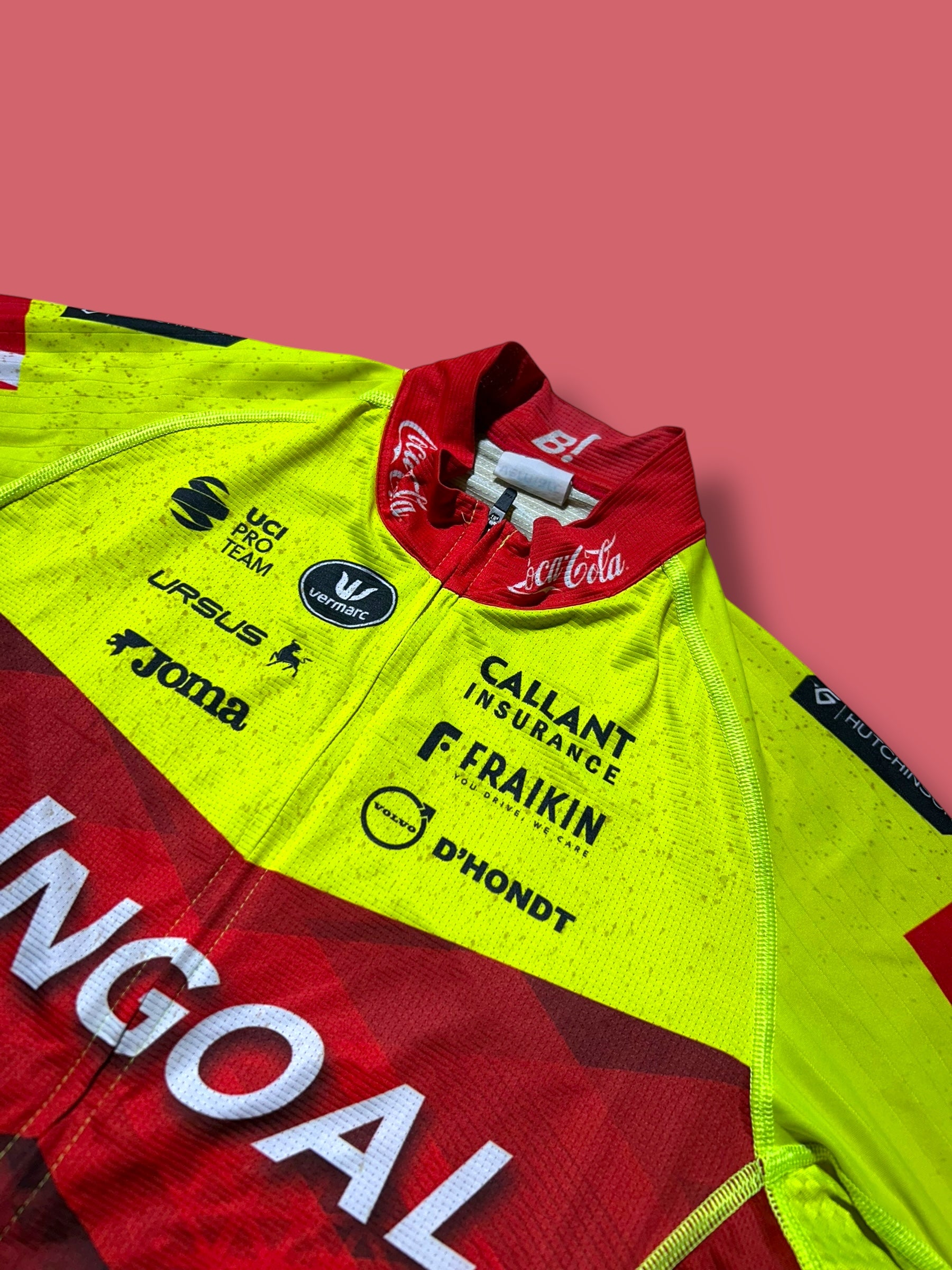 Aero Jersey Team Rider Issued| Bingoal Vermarc| Pro Cycling Kit