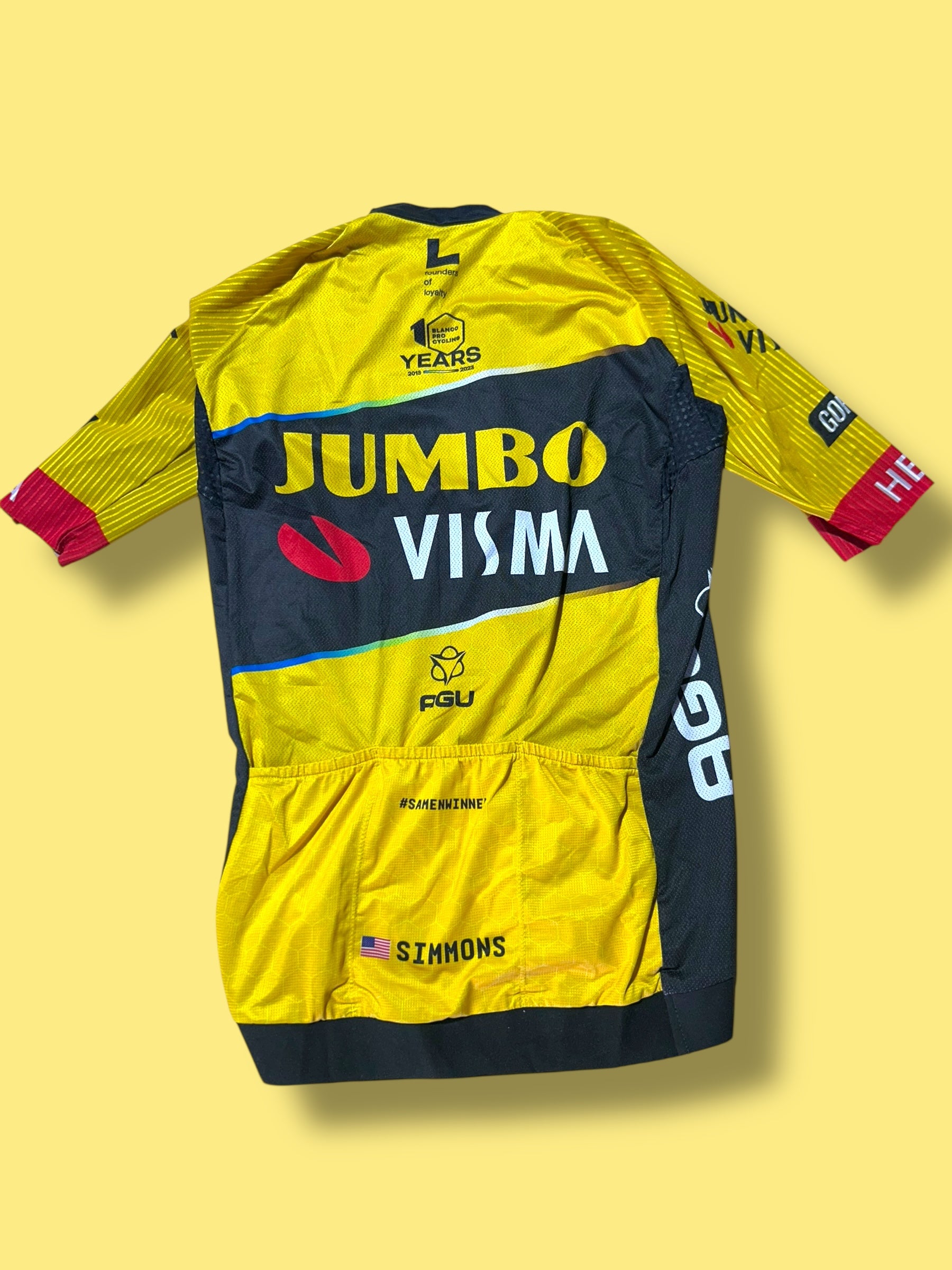 Aero Jersey Race - Rider Issued | Jumbo Visma | Agu | Pro Cycling Kit