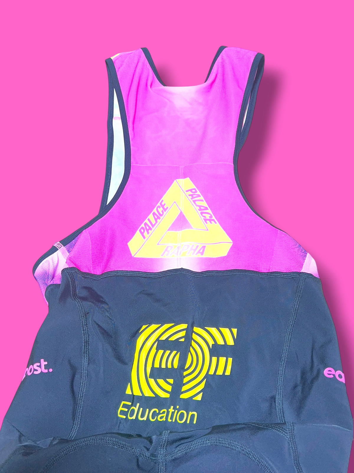 EF 2022 Yellow-Band Bib Shorts Stefan Bissegger One-of-One Rapha-Palace | EF Education First | Rapha Men's Pro Kit