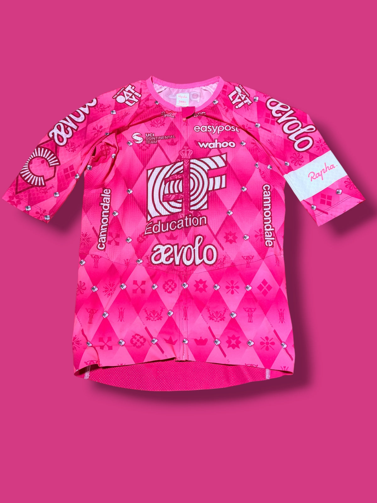 Pro Team Flaero Summer Aero Jersey | EF Education Aevolo | Rapha Men's Pro Kit