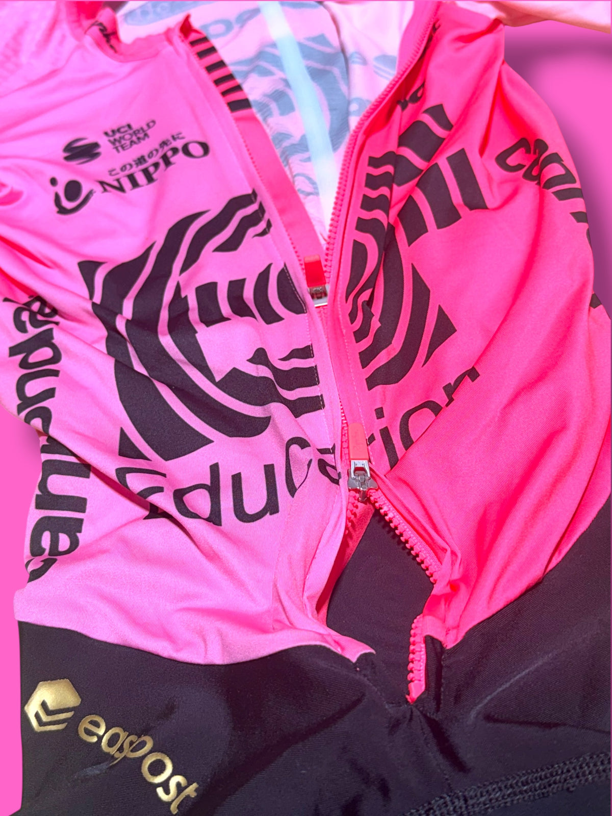 EF Richard Carapaz Olympic Champion Gold Logo Road Suit | EF Education First | Rapha Men's Pro Kit