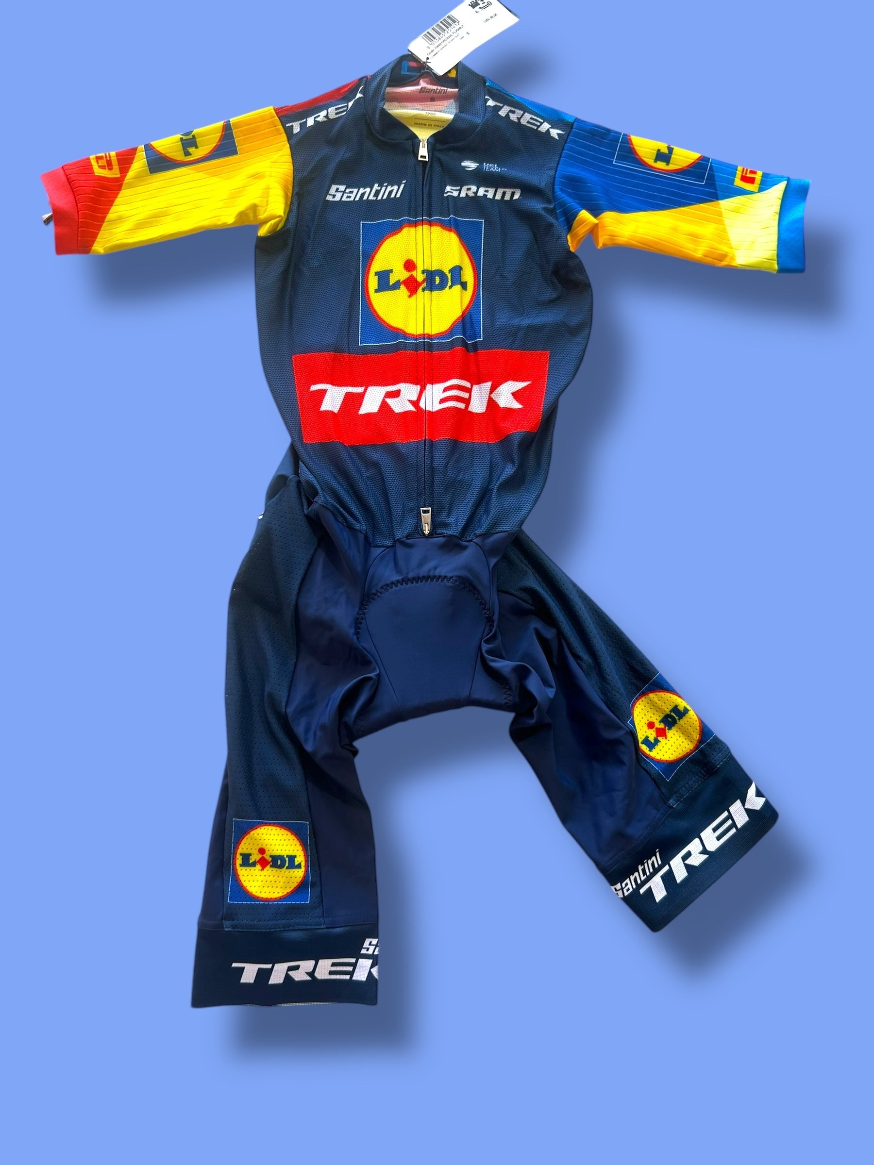 Summer Aero Suit Roadsuit Sprint Suit Team Issued! | Santini | Lidl Trek | Pro Cycling Kit