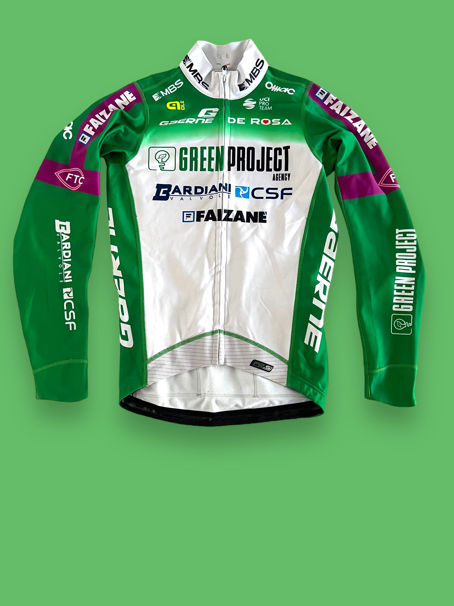 Long Sleeve Thermal Jersey | Ale | Bardiani Green Project Pro Team | Pro Cycling Kit