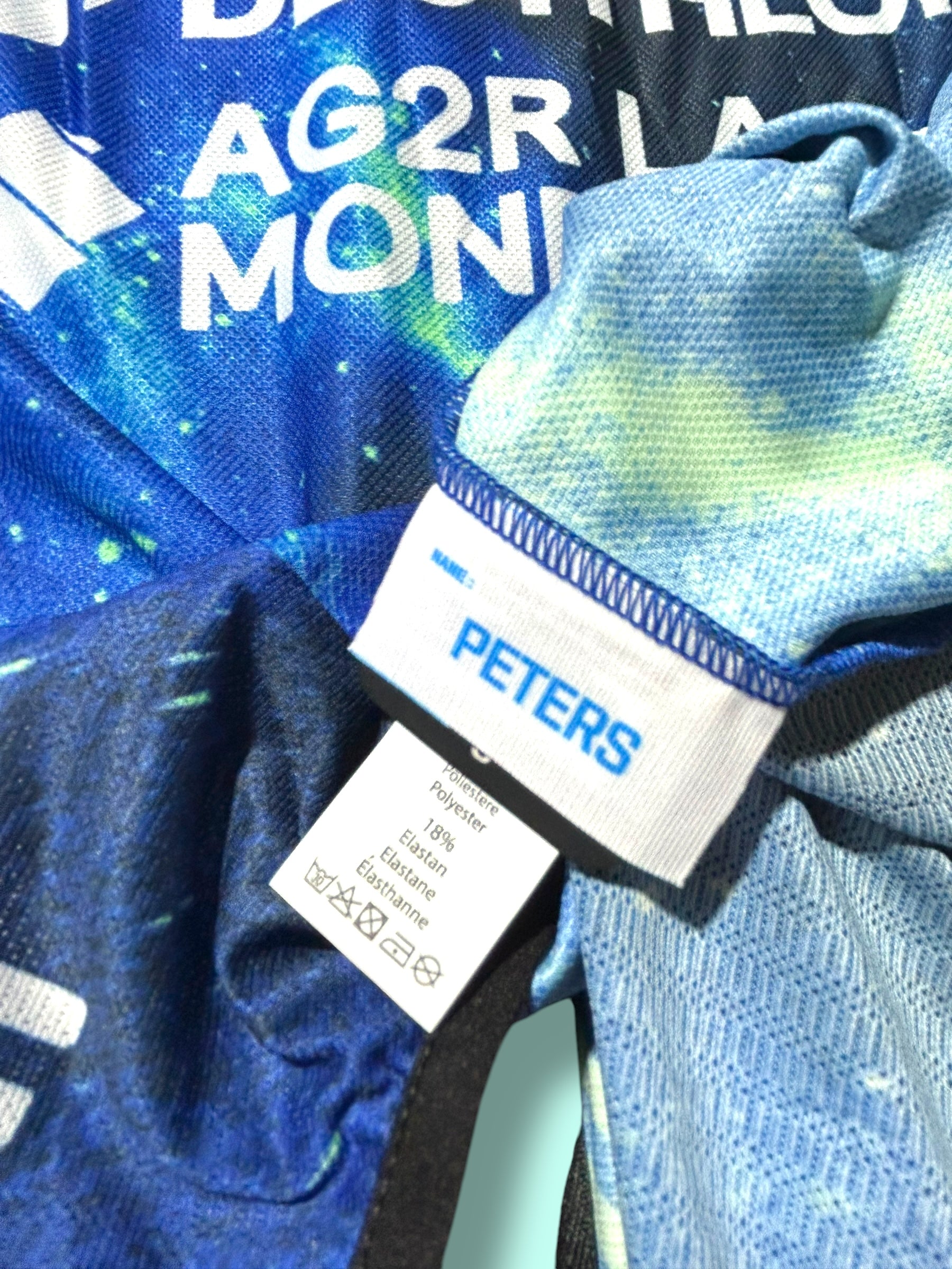 Aero Jersey NANS PETERS Short Sleeve Racing Maillot | Decathlon AG2R La Mondiale | Rosti | Pro Cycling Kit