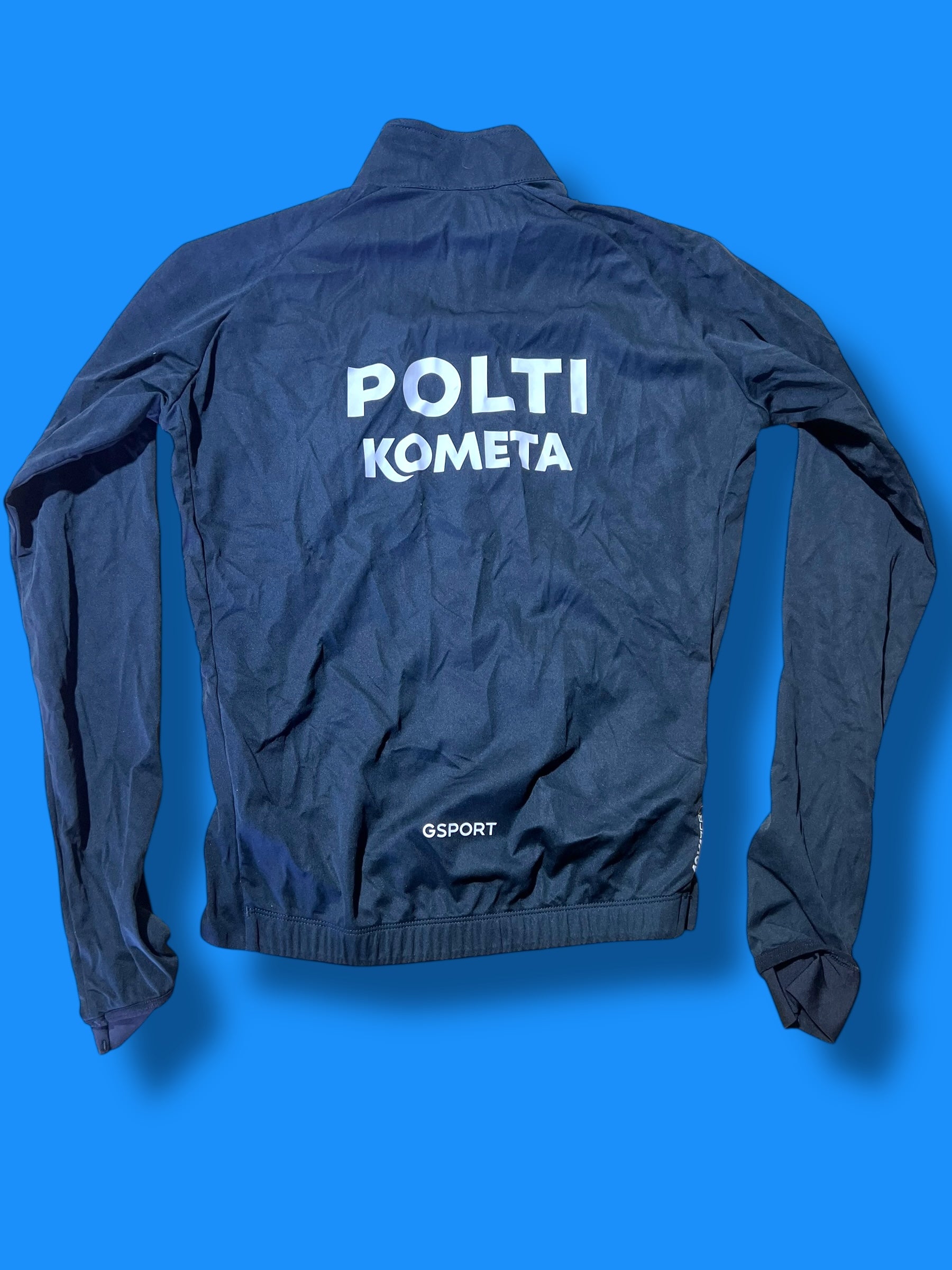 Rain Jacket Waterproof Winter Packable Lightweight|Polti Kometa G-Sport| Pro Cycling Kit