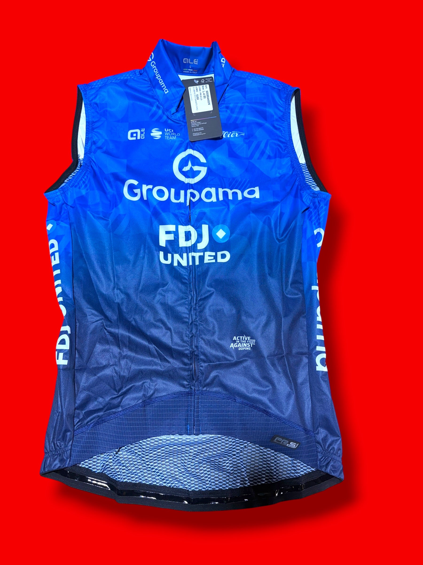 Gilet Vest Wind|FDJ Francaise Des Jeux|Ale Pro Cycling Kit