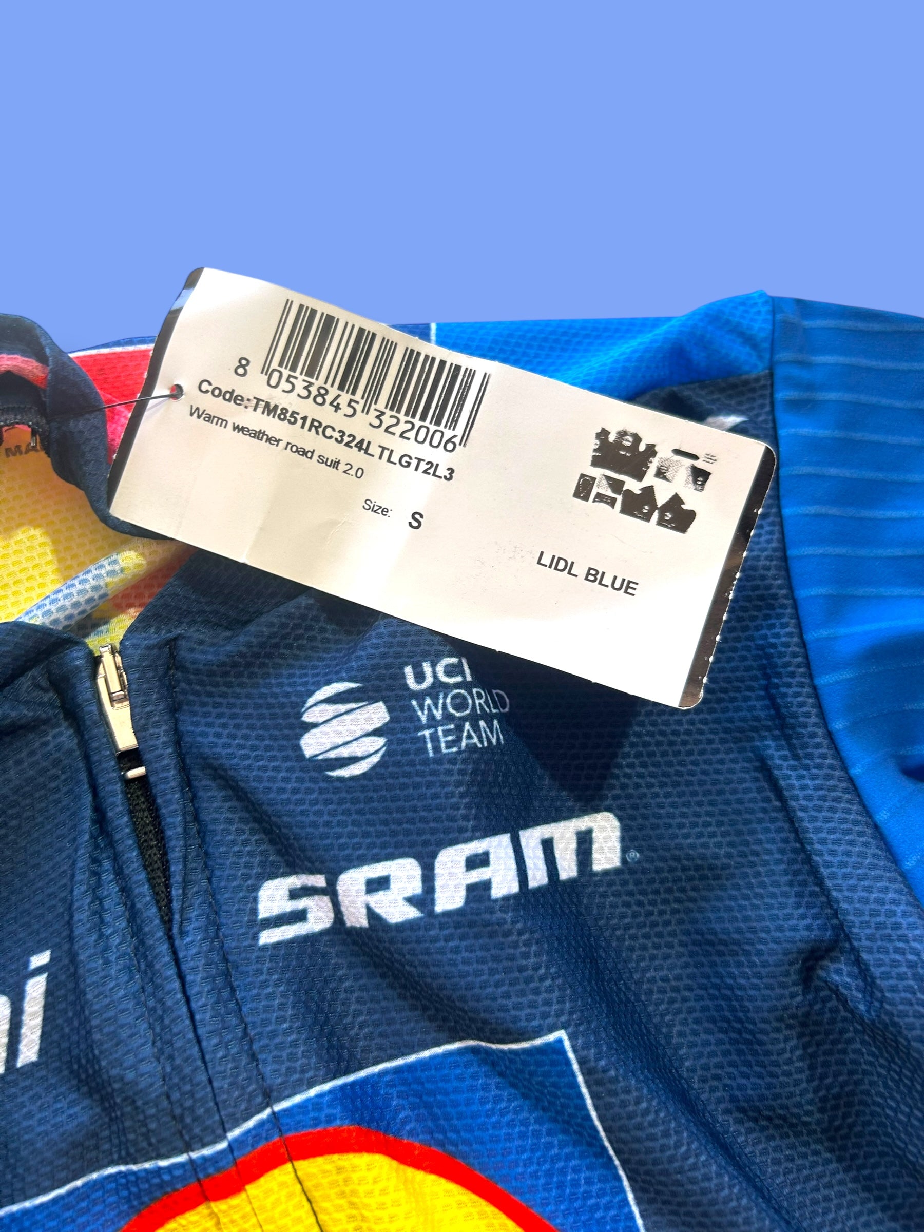 Aero Suit Roadsuit 2.0 Sprint Suit | Santini | Lidl Trek | Pro Cycling Kit