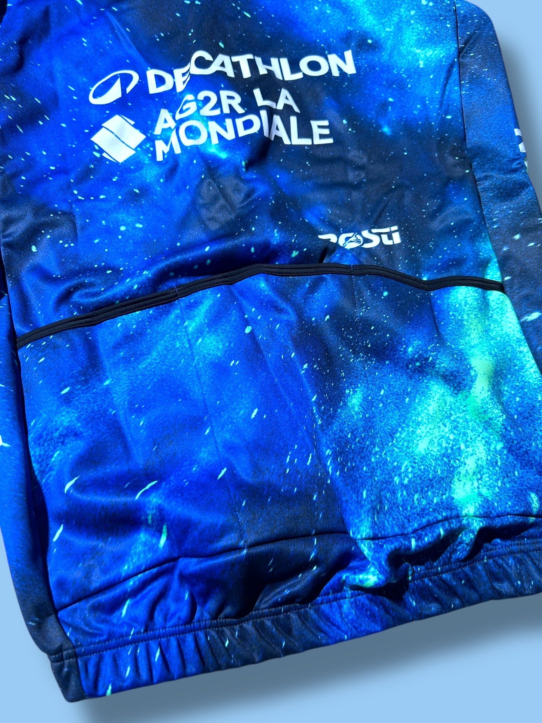 Winter Jacket Thermal Windproof Waterproof Long Sleeve Jersey|Decathlon AG2R La Mondiale|Rosti|Pro Cycling Kit