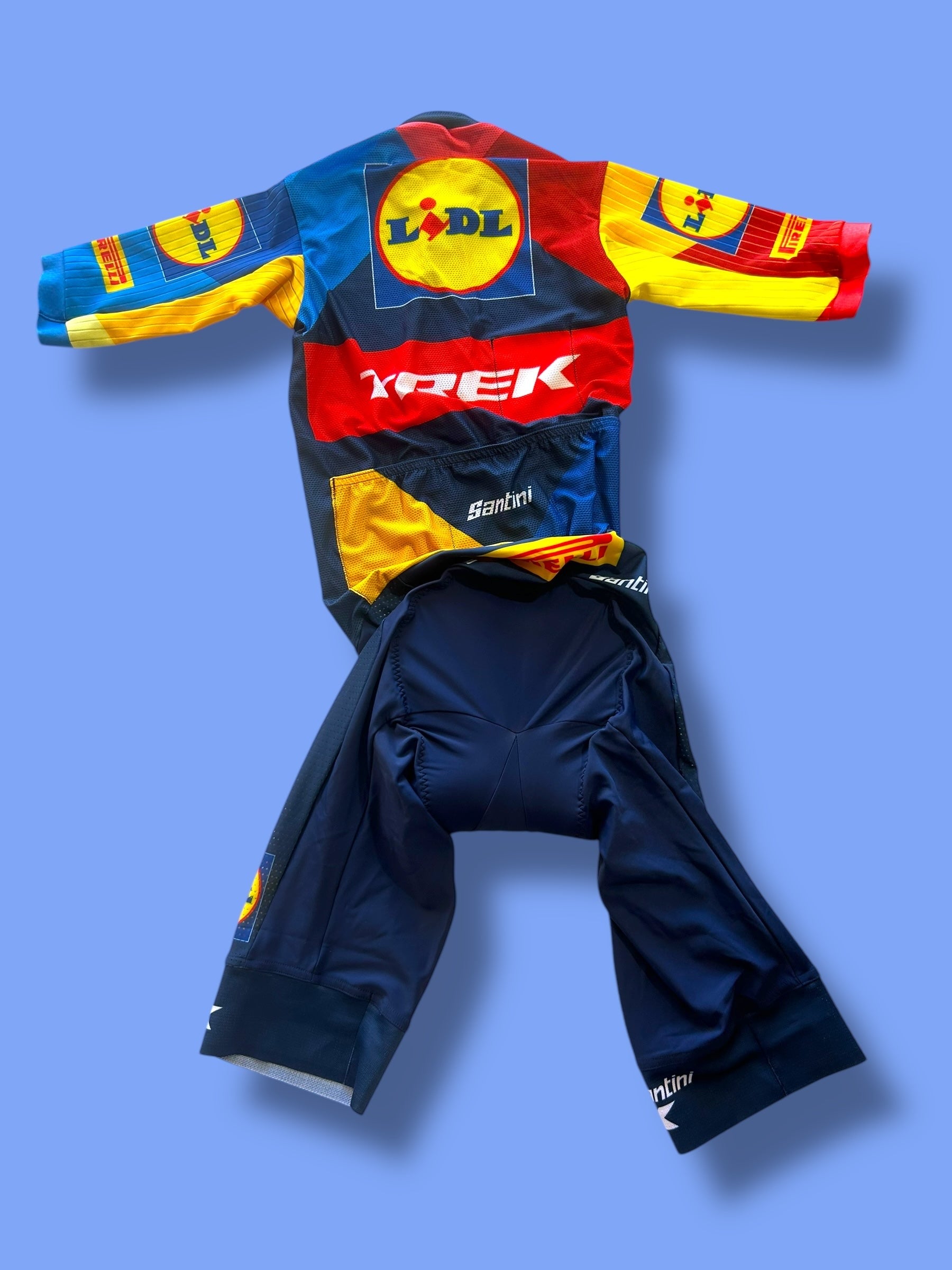 Summer Aero Suit Roadsuit Sprint Suit Team Issued! | Santini | Lidl Trek | Pro Cycling Kit