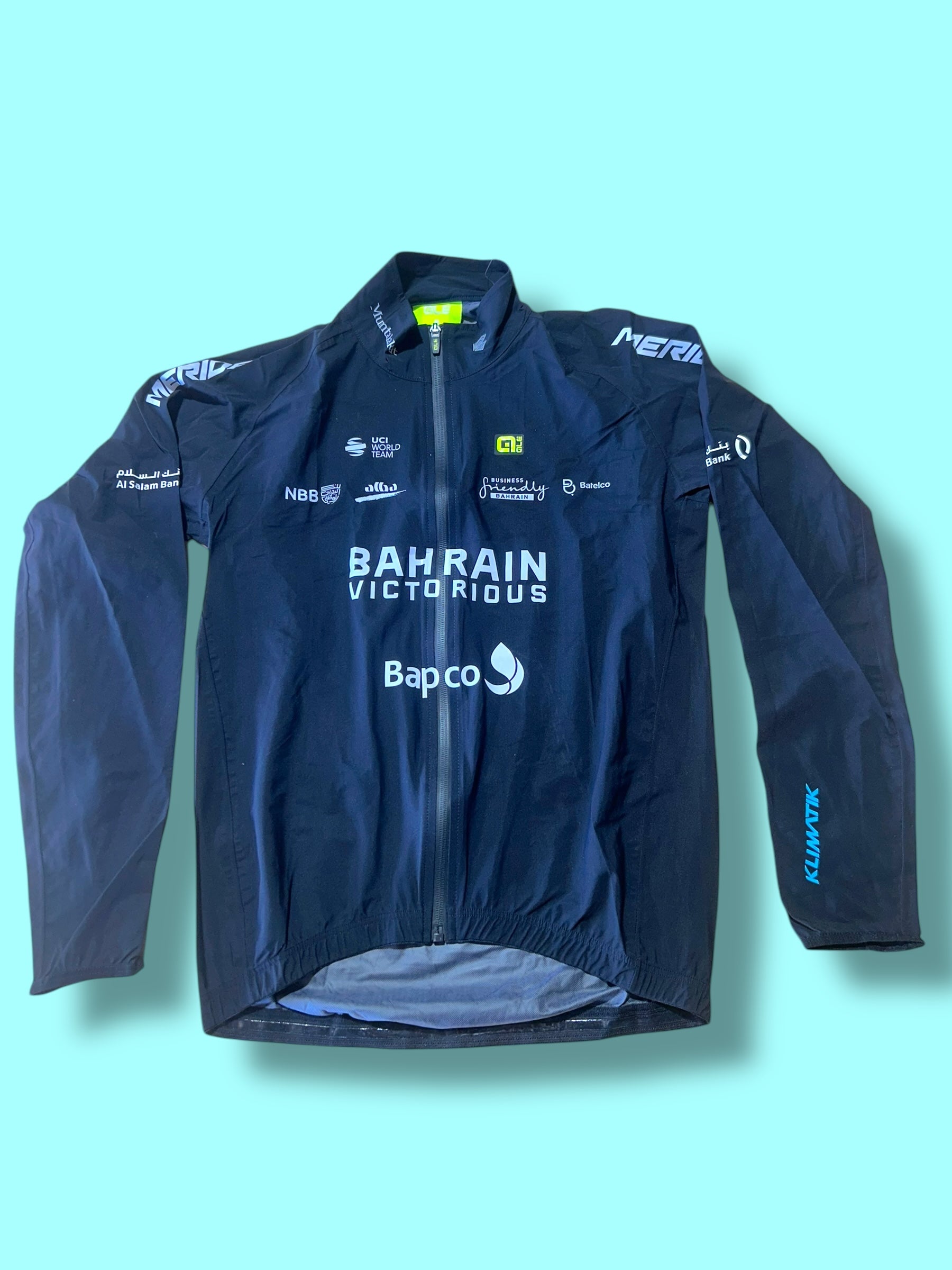 Rain Jacket Cape Waterproof Winter | Ale |Bahrain Victorious| Pro Cycling Kit