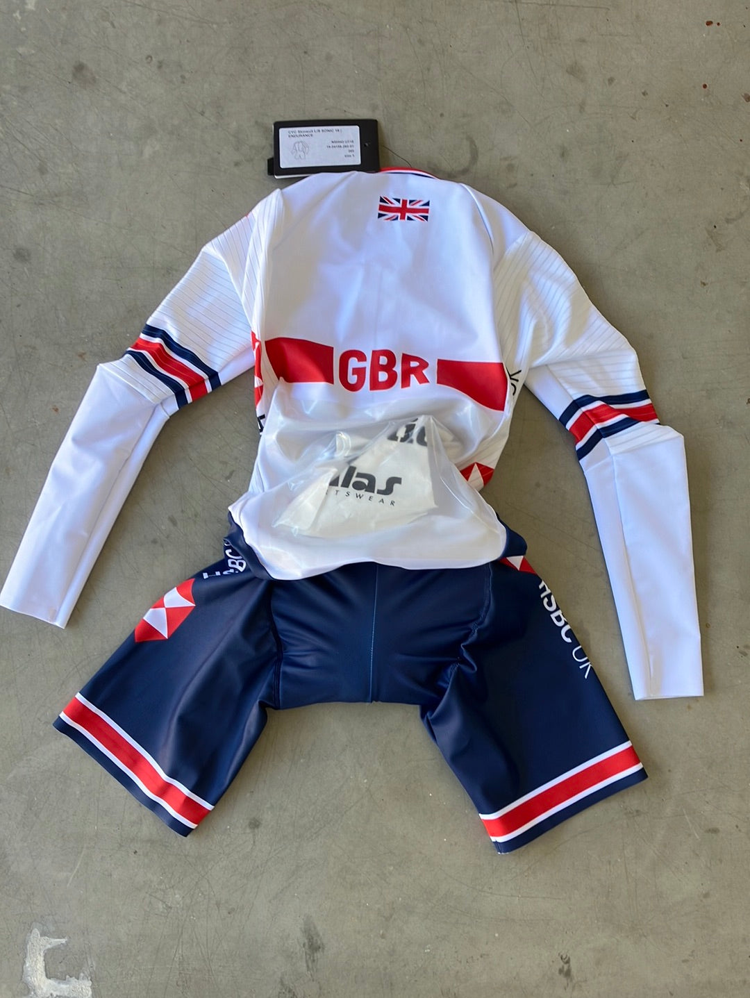 Long Sleeve Aero TT Suit Time Trial Skinsuit | Kalas | Team GB Great Britain - British Cycling GBR | Pro Cycling Kit