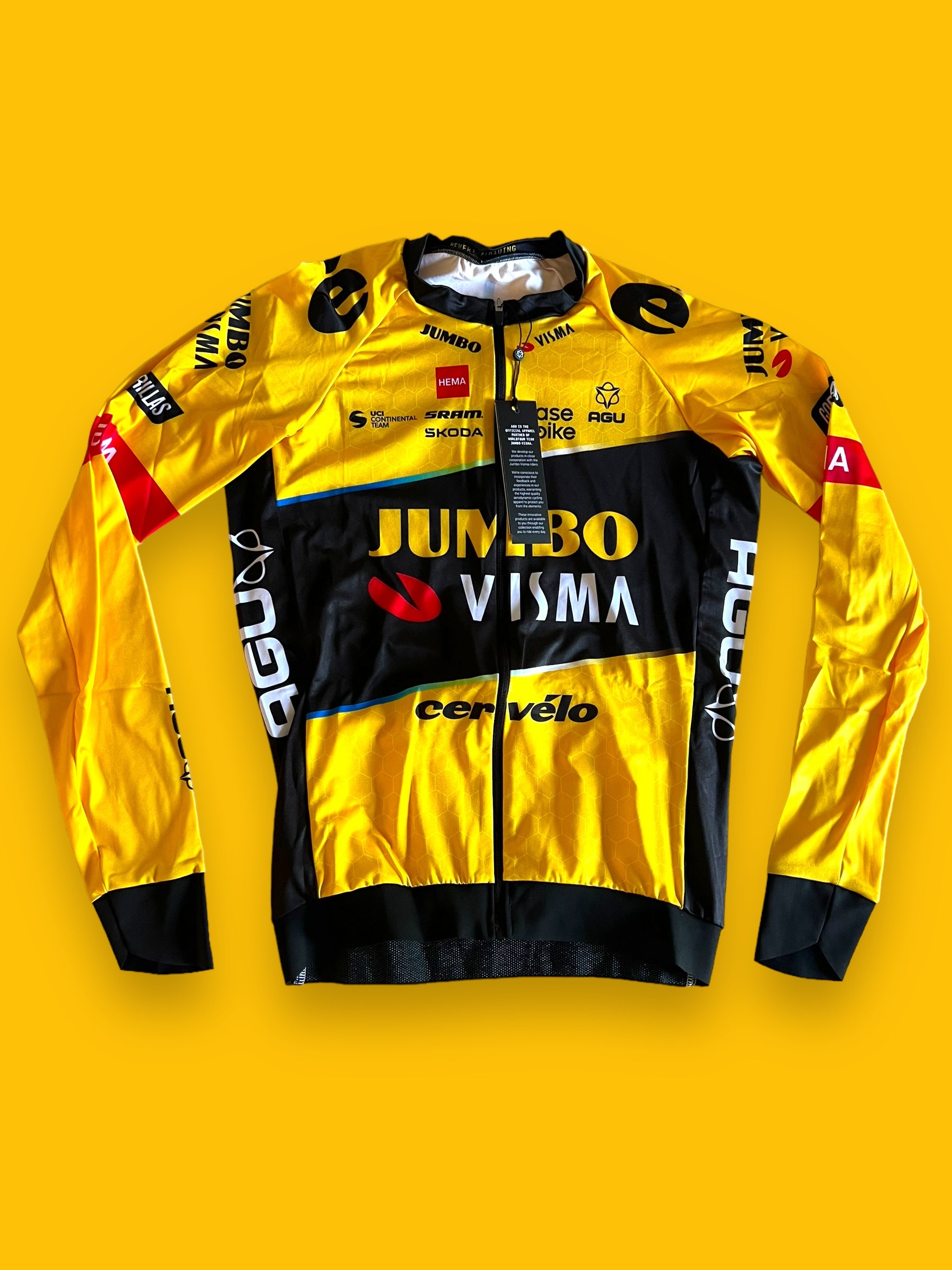 Mid-Weight Jersey Long Sleeve | Agu | Jumbo Visma | Pro Cycling Kit