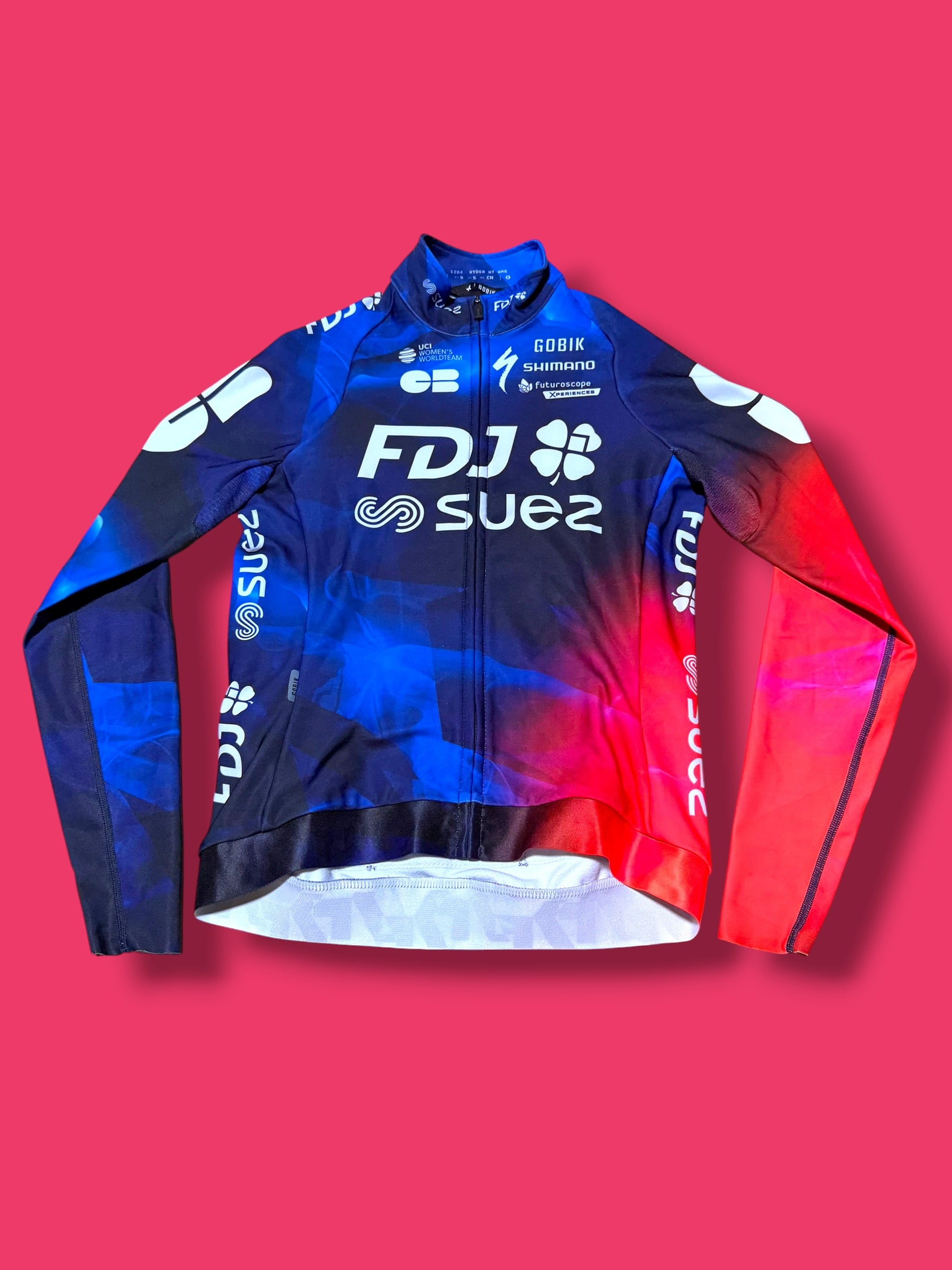 Thermal Long Sleeve Jersey Winter Hyder Womens|FDJ Suez |Gobik Pro Cycling Kit