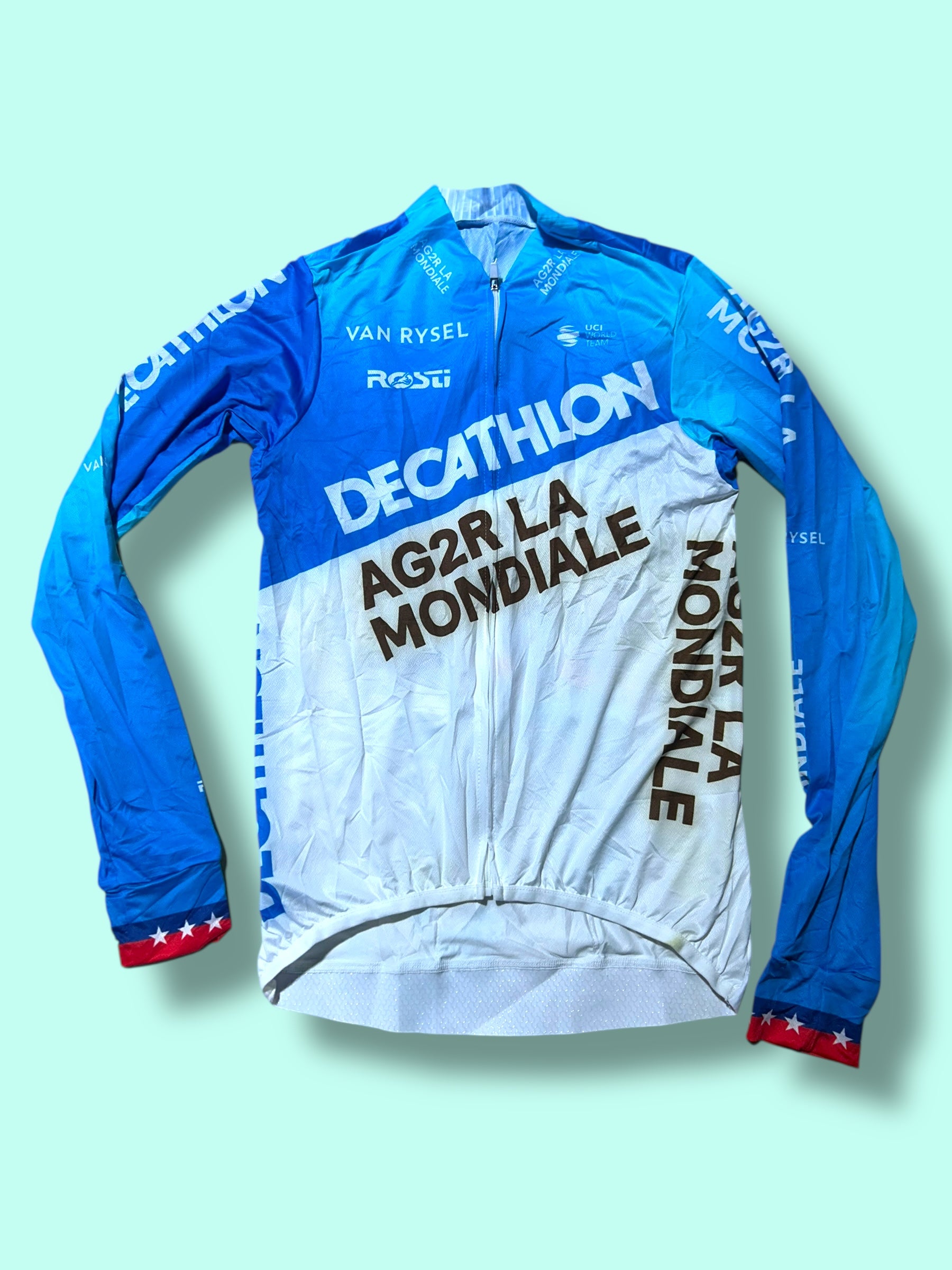 Jersey Long Sleeve Lightweight Racing Maillot | Decathlon AG2R La Mondiale | Rosti | Pro Cycling Kit