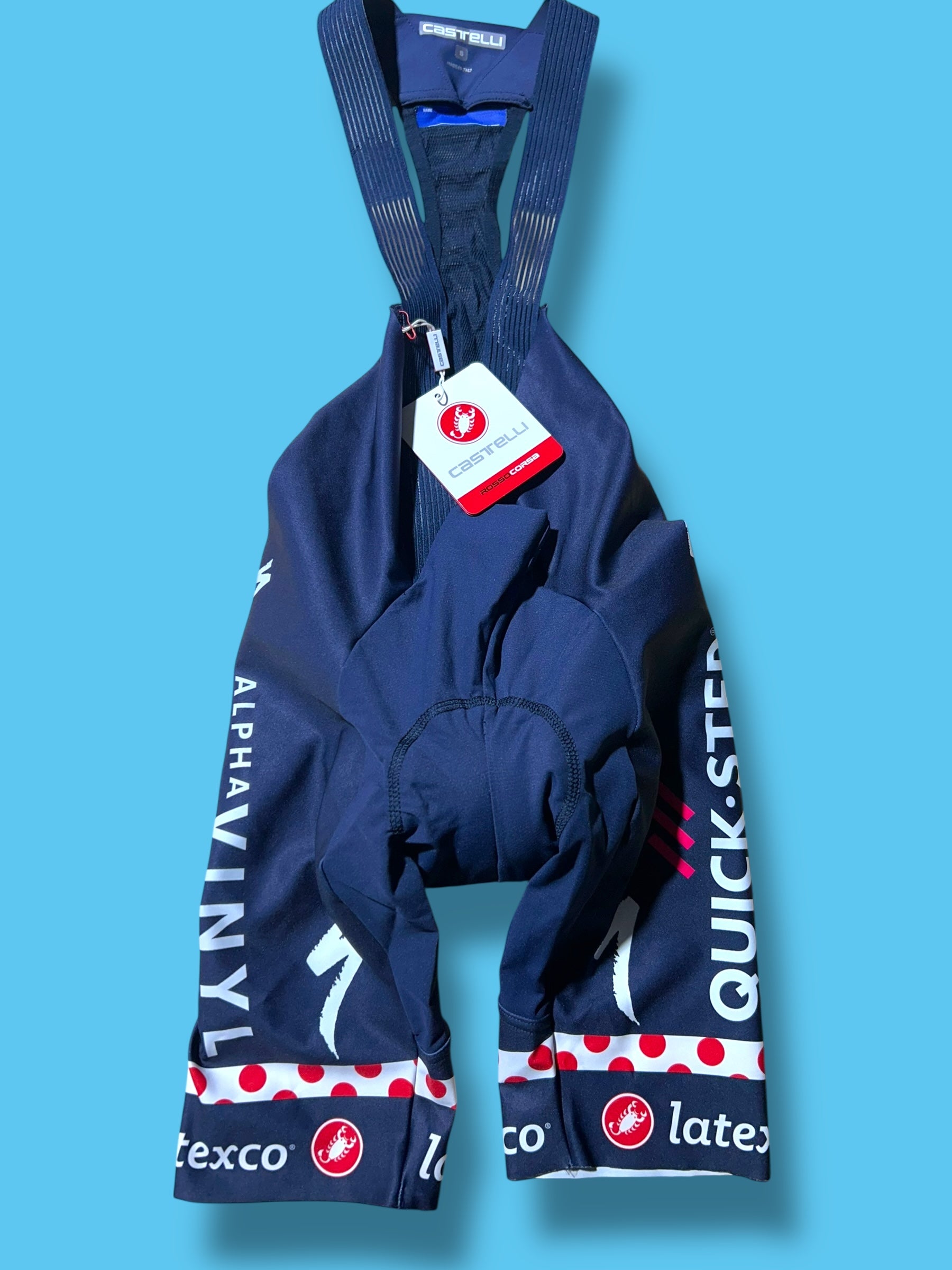 Aero RC Bib Shorts Bibs Tour de France Polka Dot Jersey | Castelli | Soudal Quick-Step| Pro Cycling Kit