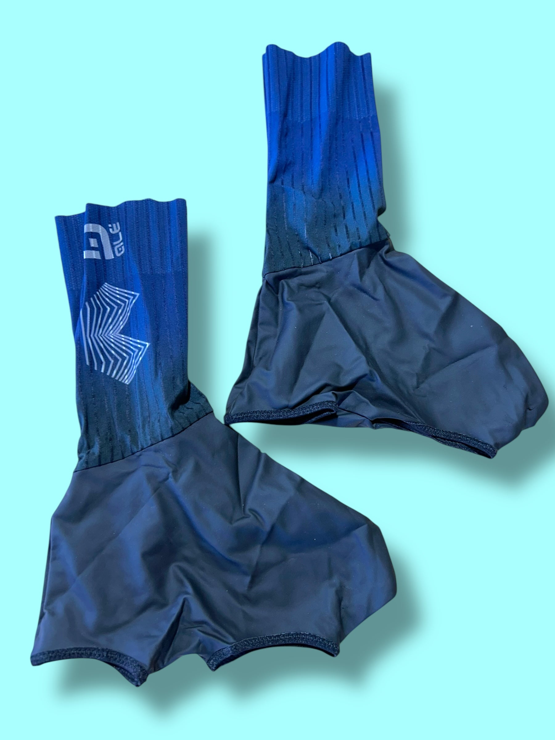 TT Aero Shoe Covers Racing Pro Rider Issued | Ale |Bahrain Victorious| Pro Cycling Kit