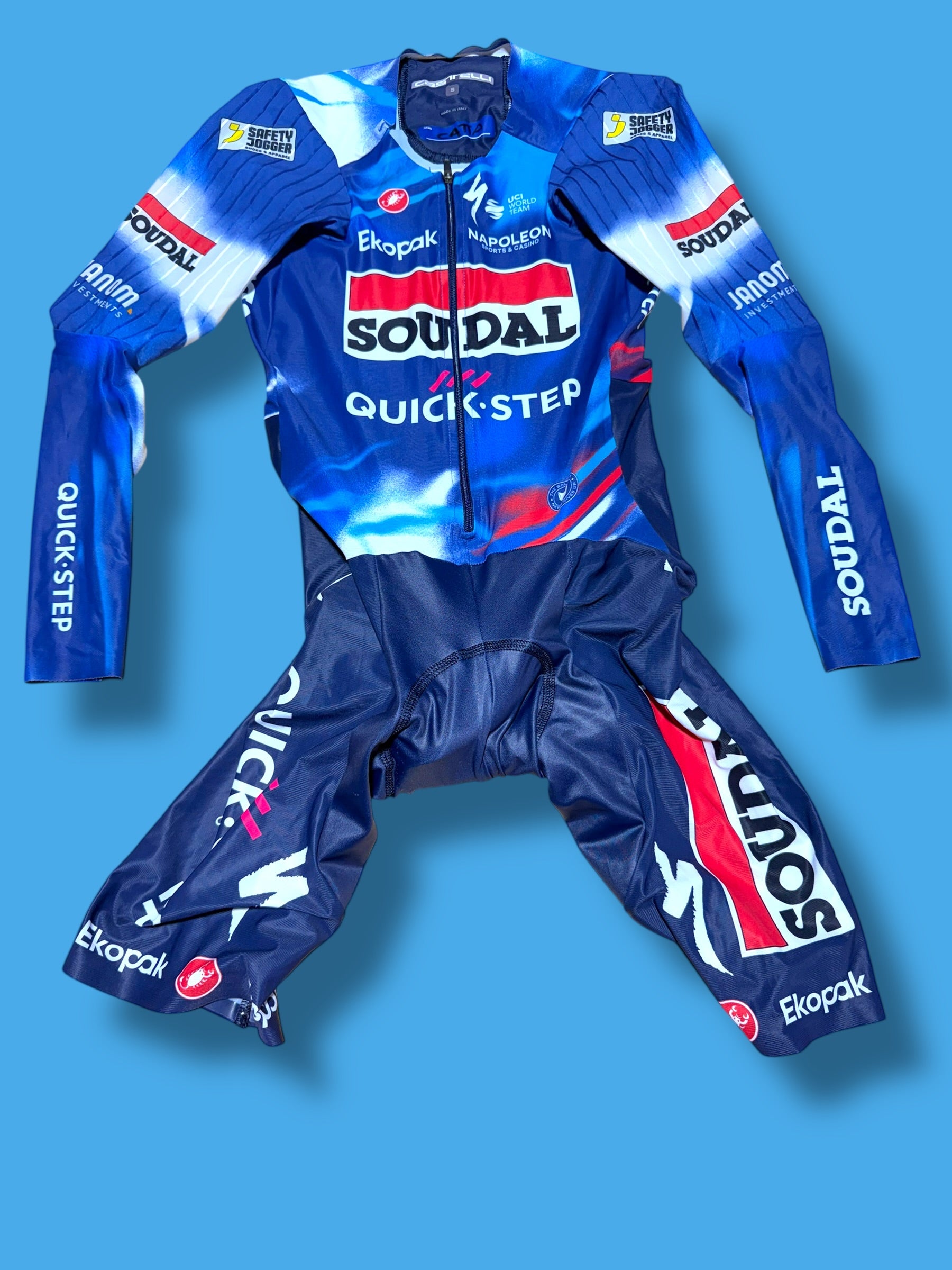 TT Time Trial Suit Body Paint 5.0 + Race Number |Castelli|Soudal Quick-Step