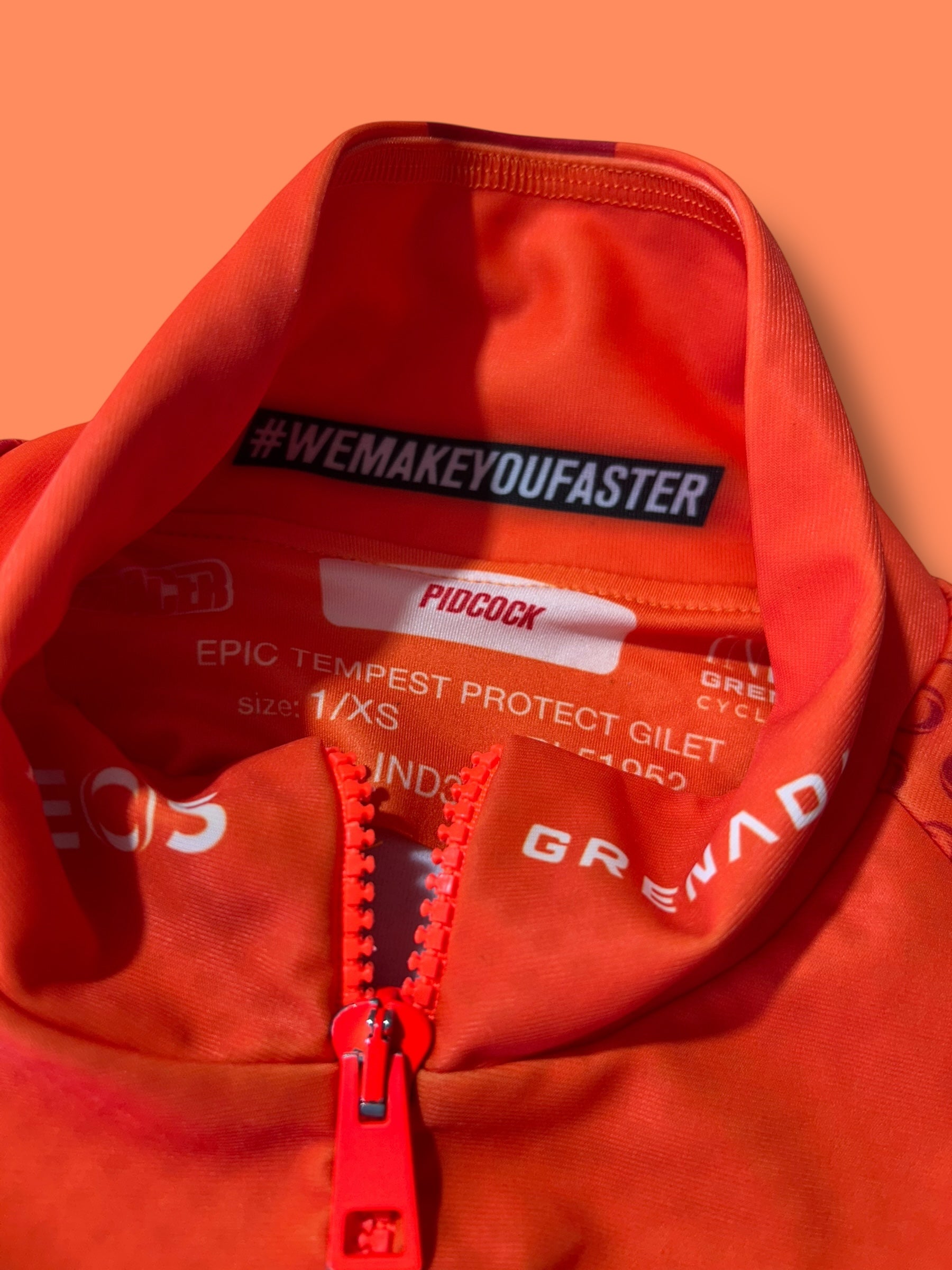 Gilet Vest Waterproof Pidcock |Ineos Grenadiers| Pro Cycling Kit