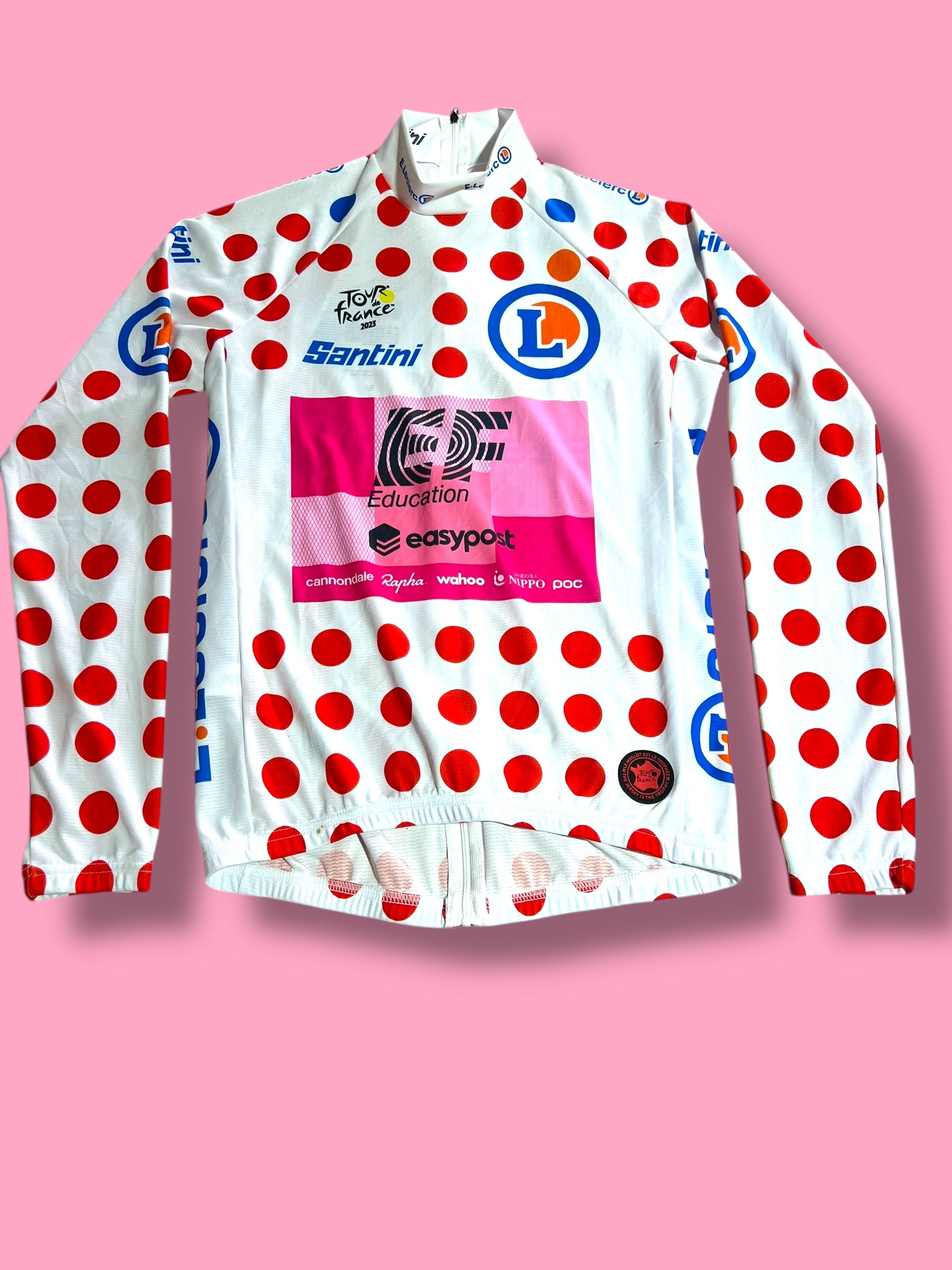 Climber's Podium Jersey Tour de France Polka Dot | Rapha | EF Education First Men | Pro Cycling Kit