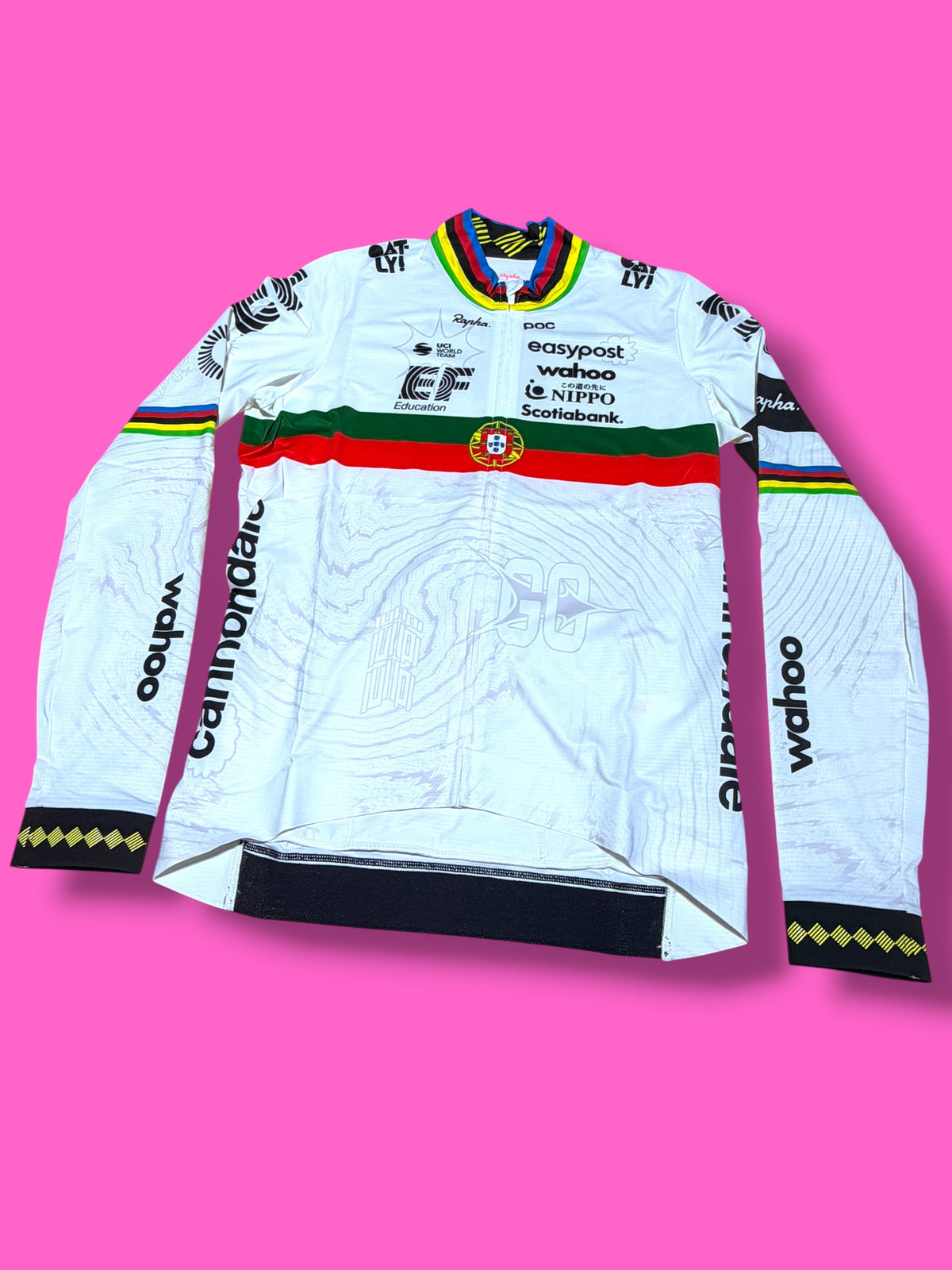National Champion Jersey Rui Costa Portuguese Team Midweight | EF Education First | Rapha Men's Pro Kit