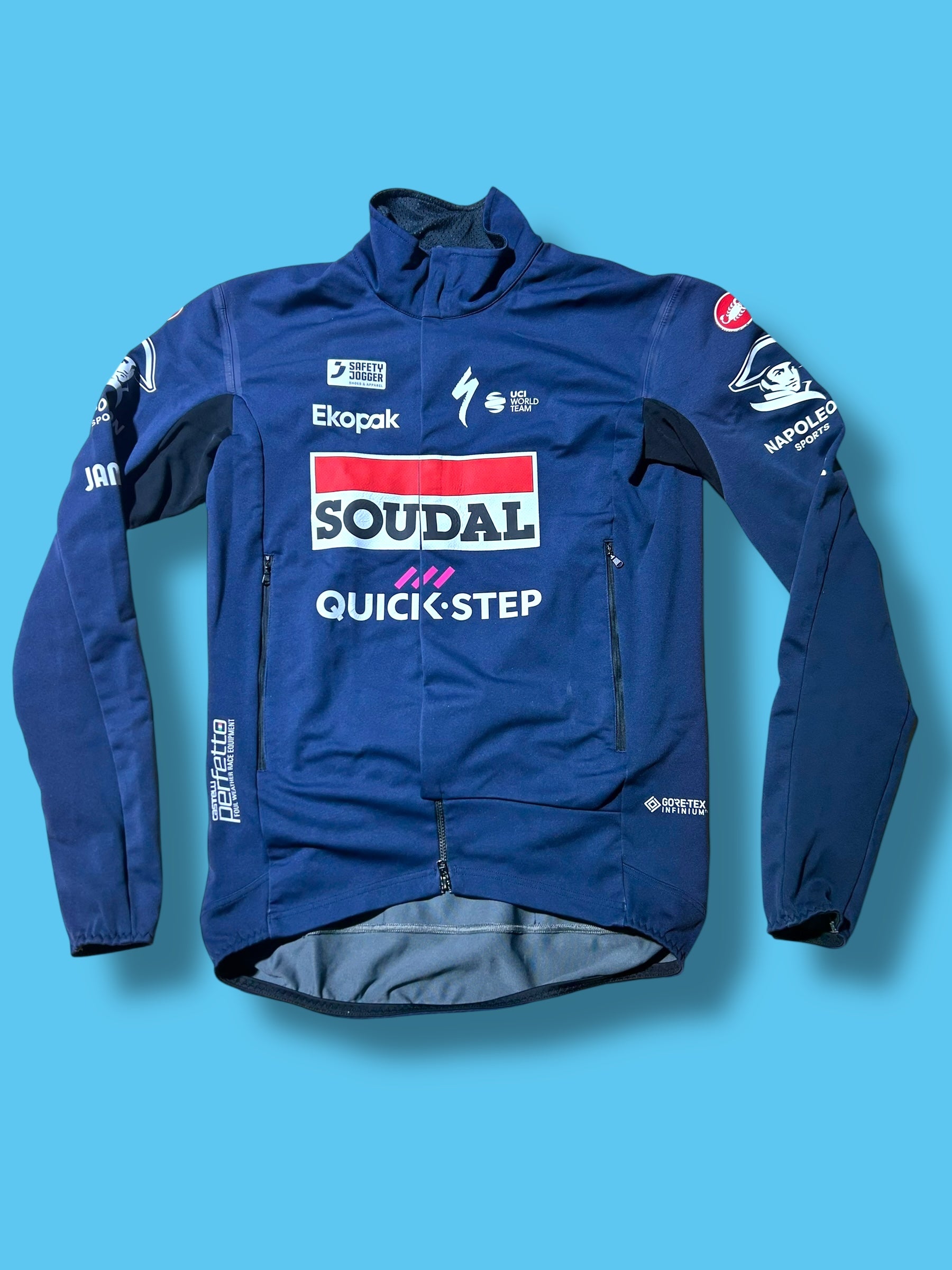 Perfetto RoS 2 Jacket Rain Jersey Winter Wet Cold | Castelli | Soudal Quick-Step| Pro Cycling Kit