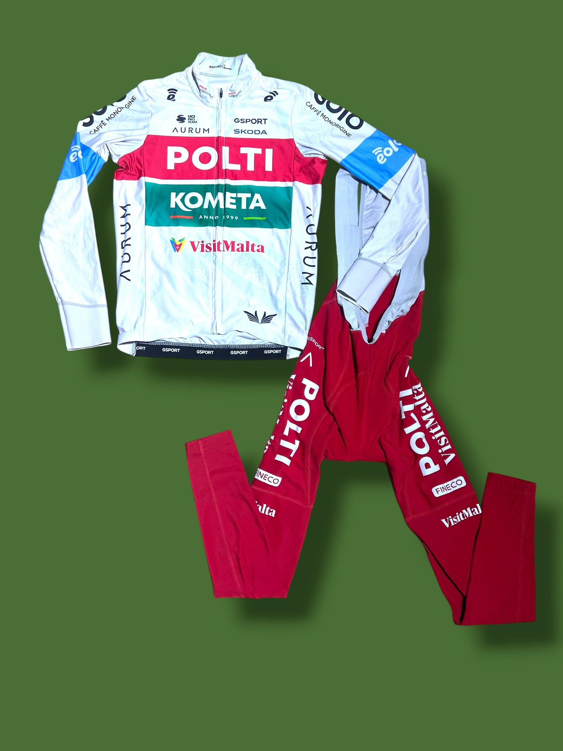 Long Sleeve Jersey Bib Tights Bundle| G-Sport Pro Cycling Kit