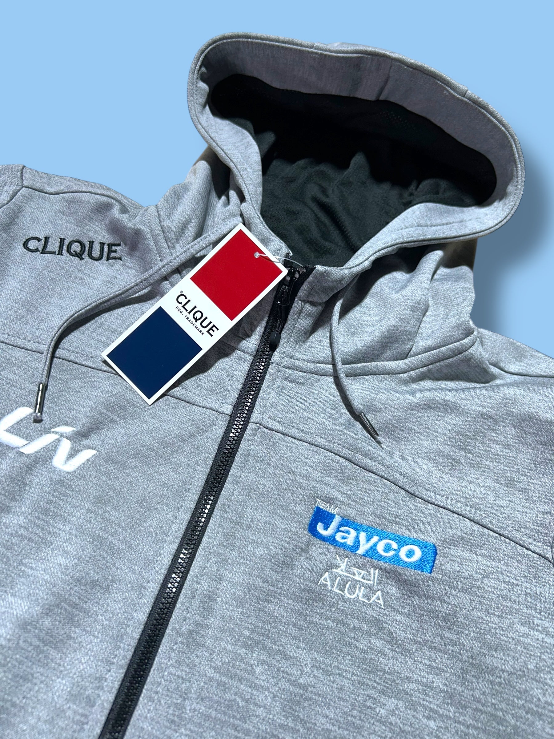 Track Top Sweat Zipped | Clique | Jayco Alula| Pro Cycling Kit