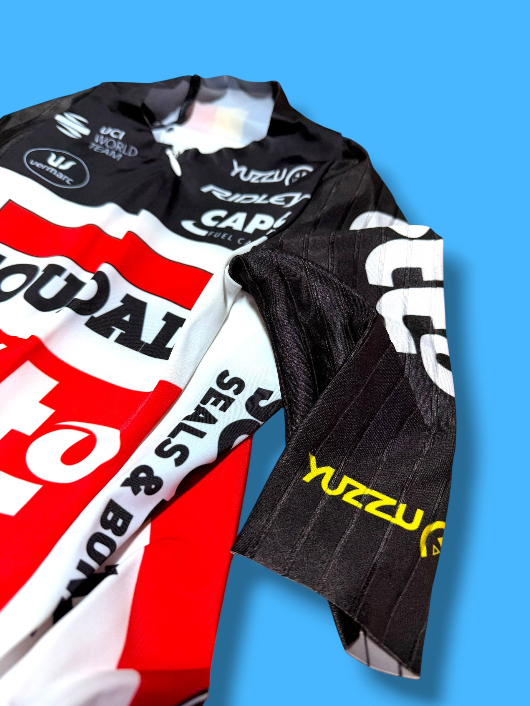 TT Suit Aerosuit Race Suit Caleb Ewan |Lotto Soudal |Vermarc Pro Cycling Kit