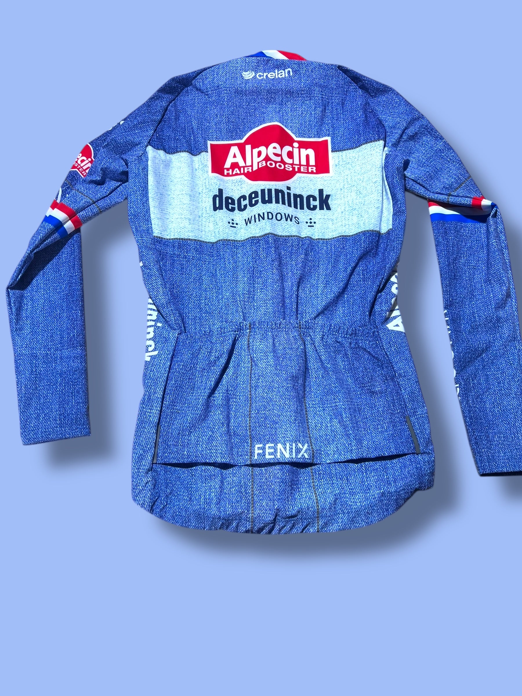 Winter Long Sleeve Jersey Thermal Windproof | Alpecin Deceuninck Kalas| Pro Cycling Kit