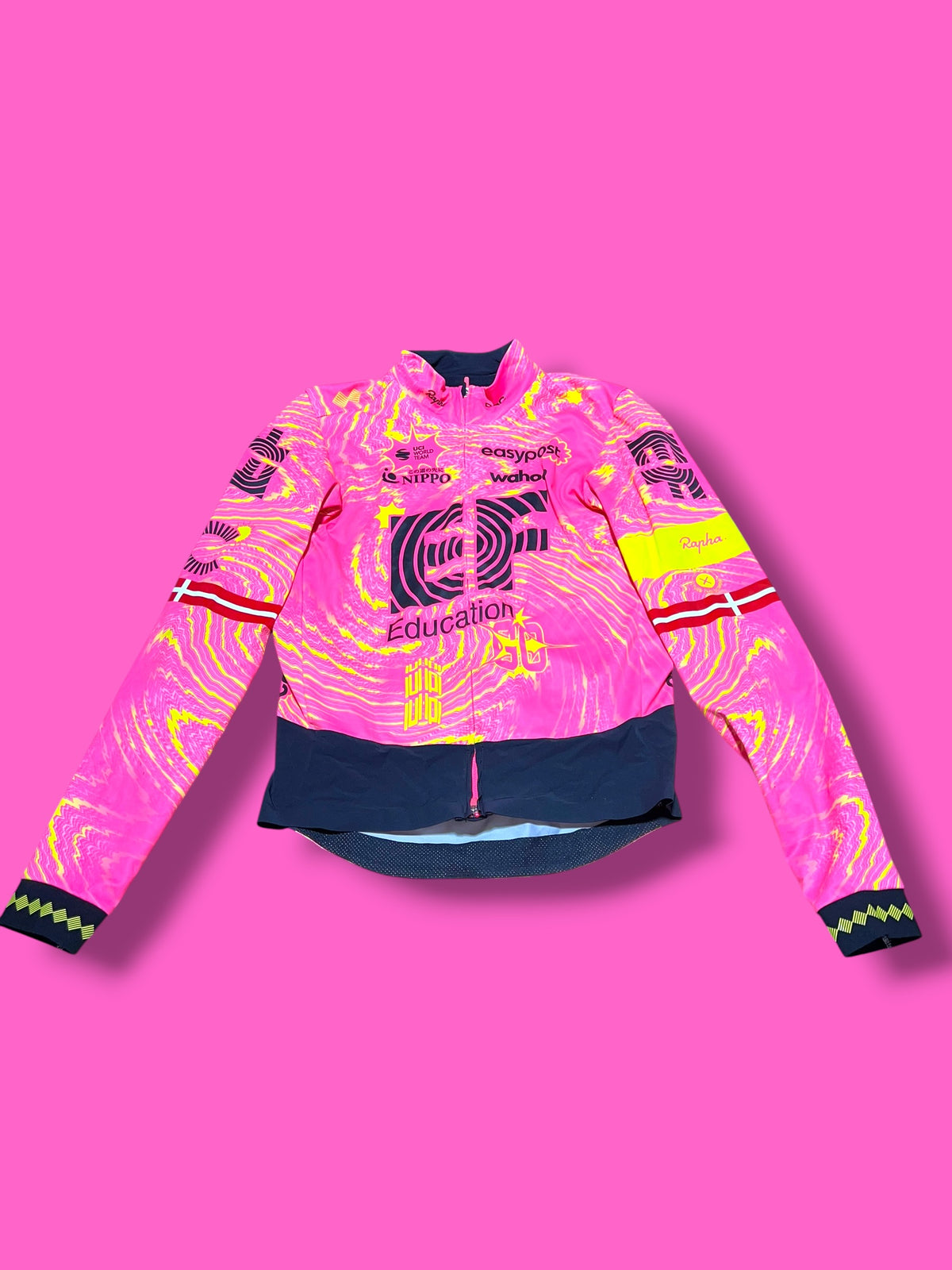 EF 2024 INFINIUM Winter Jacket Michael Valgren Danish Champion GORE-TEX | EF Education First | Rapha Men's Pro Kit