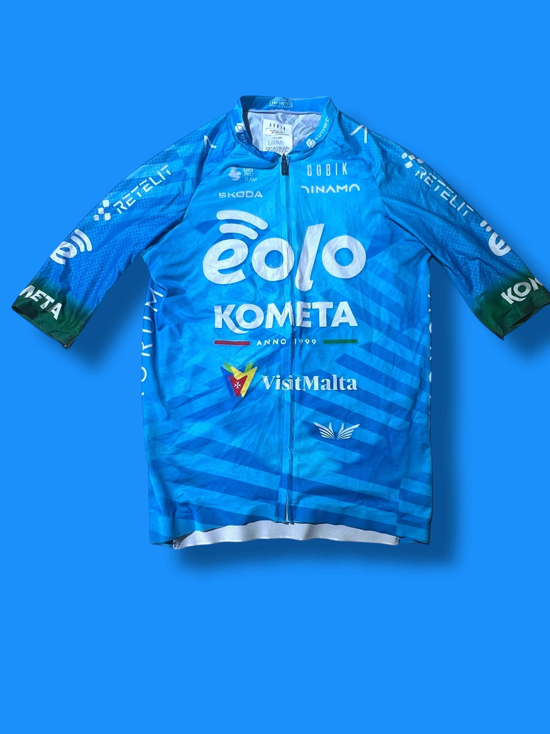 Aero Jersey and Bib Shorts Bundle|Eolo Kometa North Wave| Pro Cycling Kit