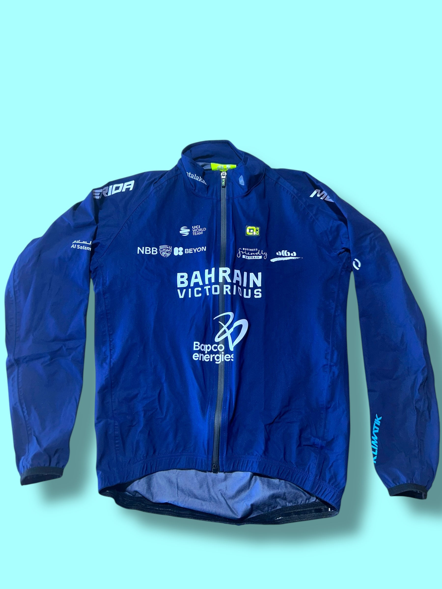 Rain Jacket Cape Waterproof Winter | Ale |Bahrain Victorious| Pro Cycling Kit