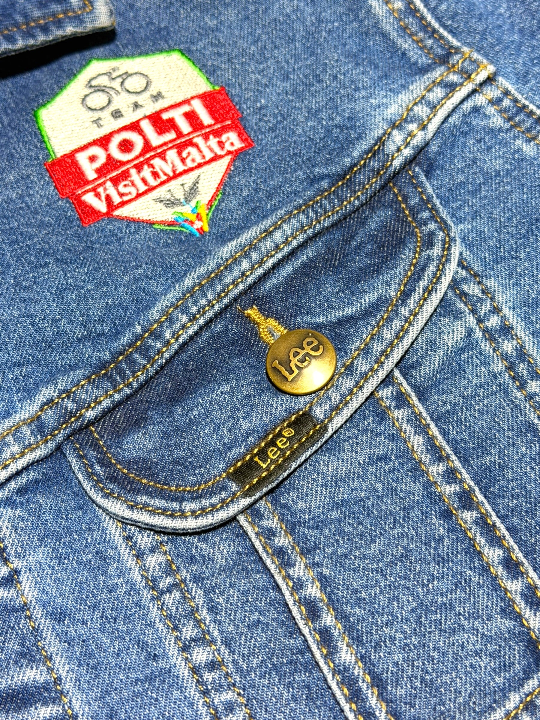Rider Issued Denim Jacket Giro d'italia | Lee Pro Cycling Kit