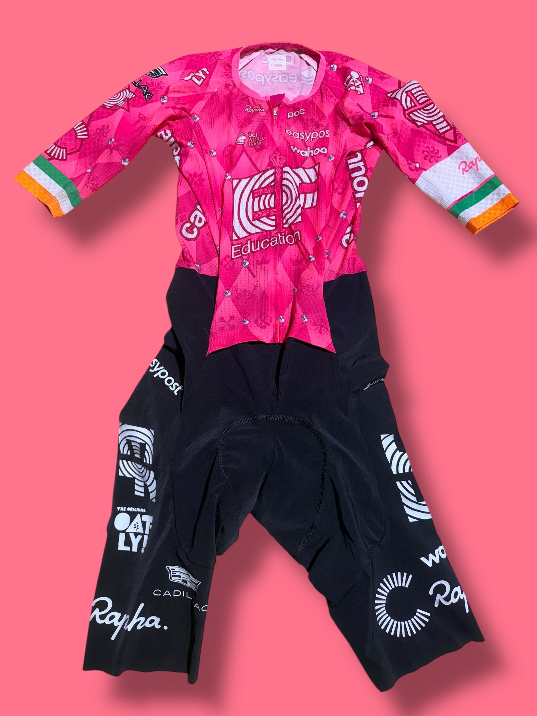 Lightweight Summer Pro Team Aerosuit Roadsuit |Rapha |EF Education First|Cycling