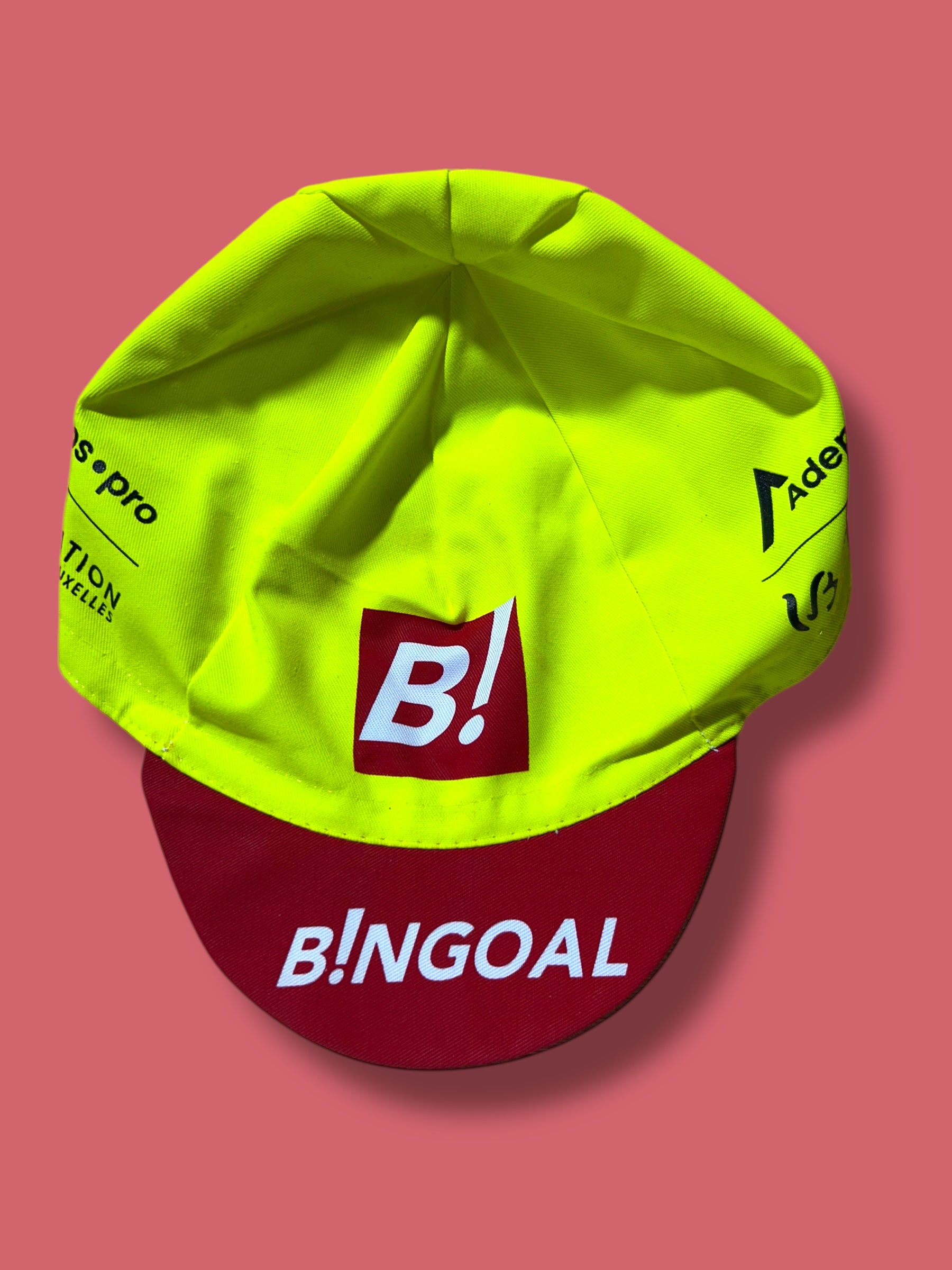 Cycling Cap Casquette Team Rider Issued| Bingoal Vermarc| Pro Cycling Kit