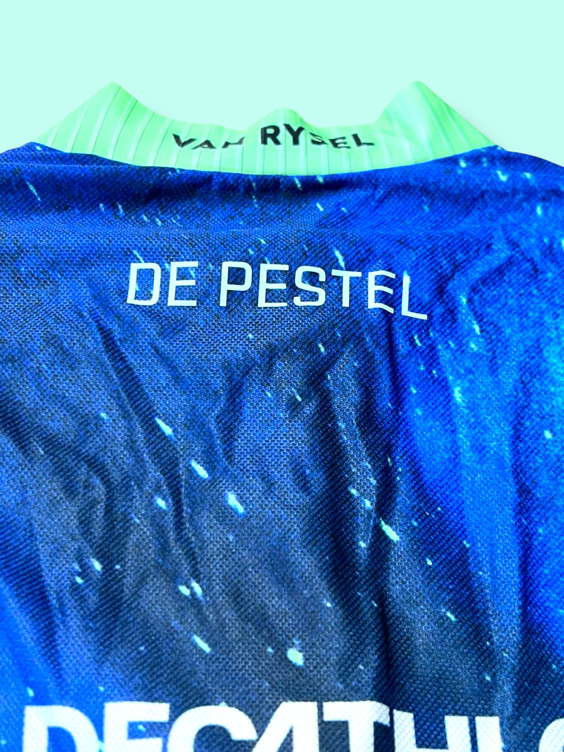 Aero Jersey DE PESTEL Short Sleeve Racing Maillot | Decathlon AG2R La Mondiale | Rosti | Pro Cycling Kit