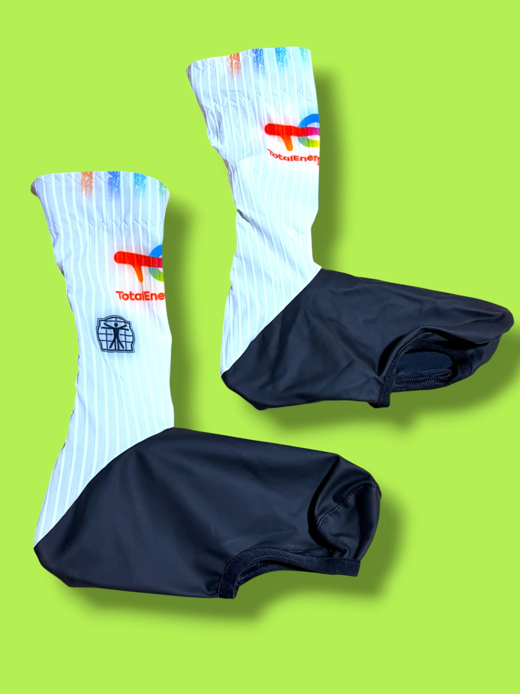 Aero Shoe Covers Booties Total Energies |BioRacer Pro Cycling Kit