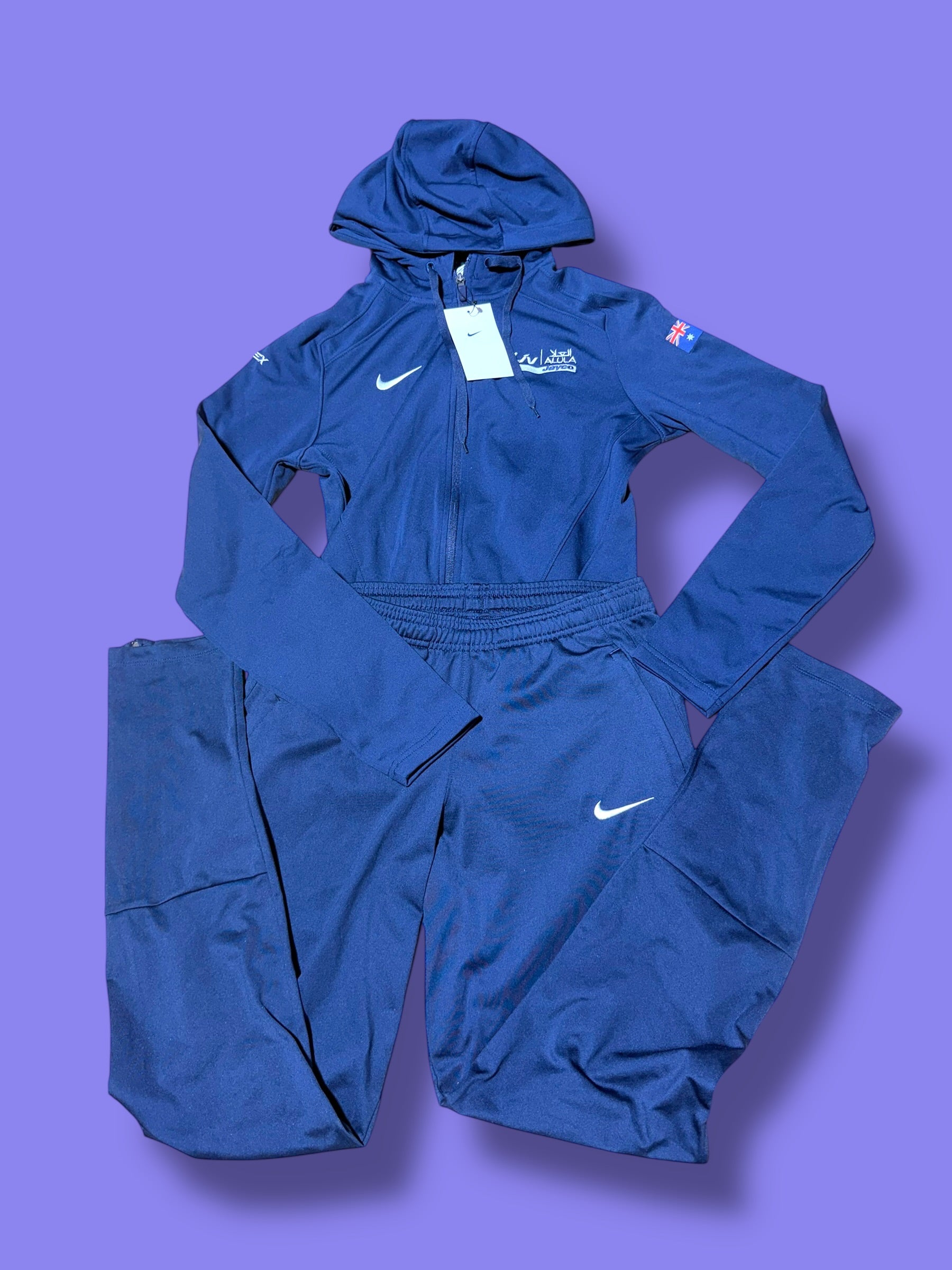 Womens Casual Hooded Track Top and Track Pants |Nike |Liv Jayco Alula