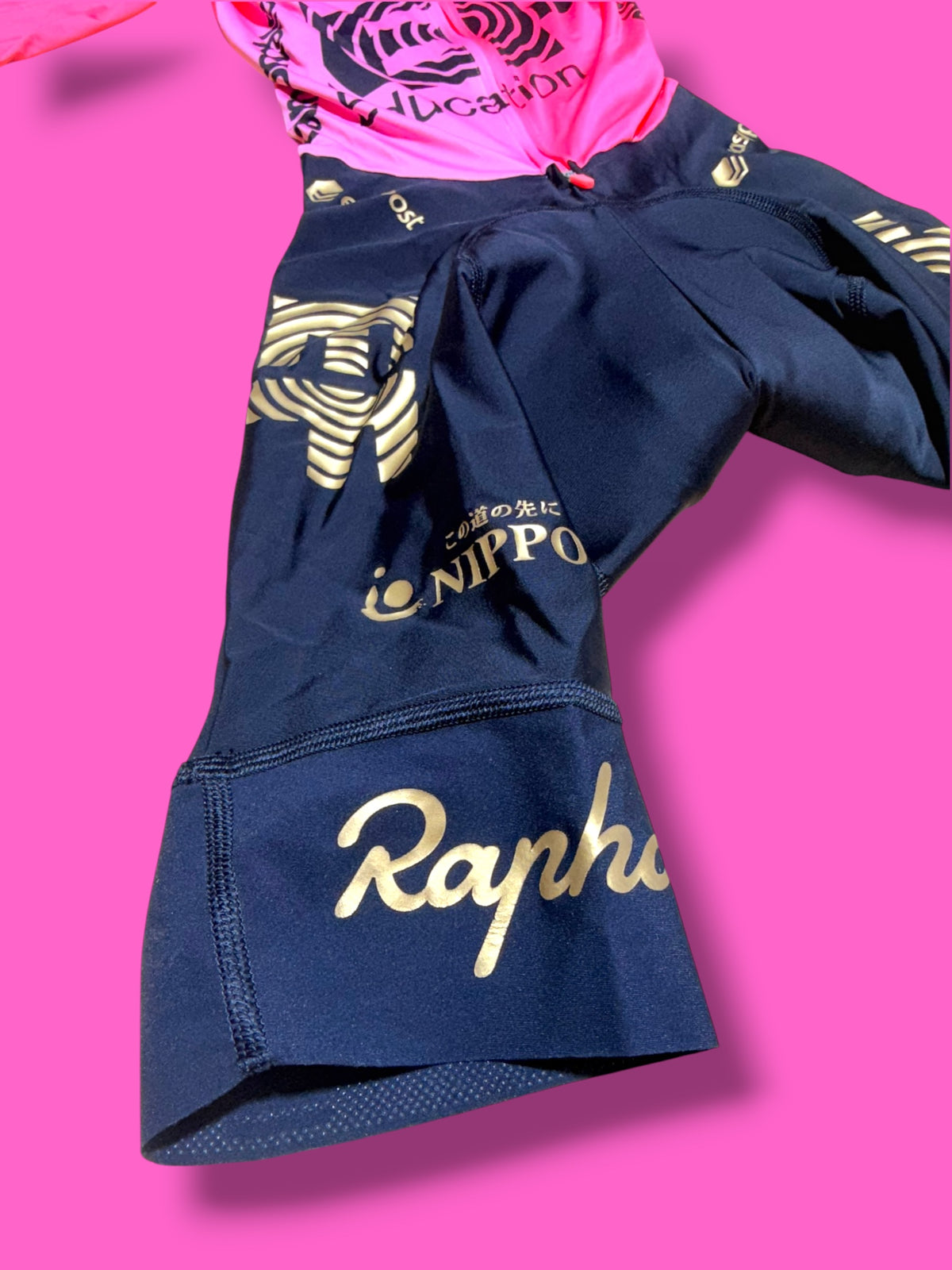 EF Richard Carapaz Olympic Champion Gold Logo Road Suit | EF Education First | Rapha Men's Pro Kit