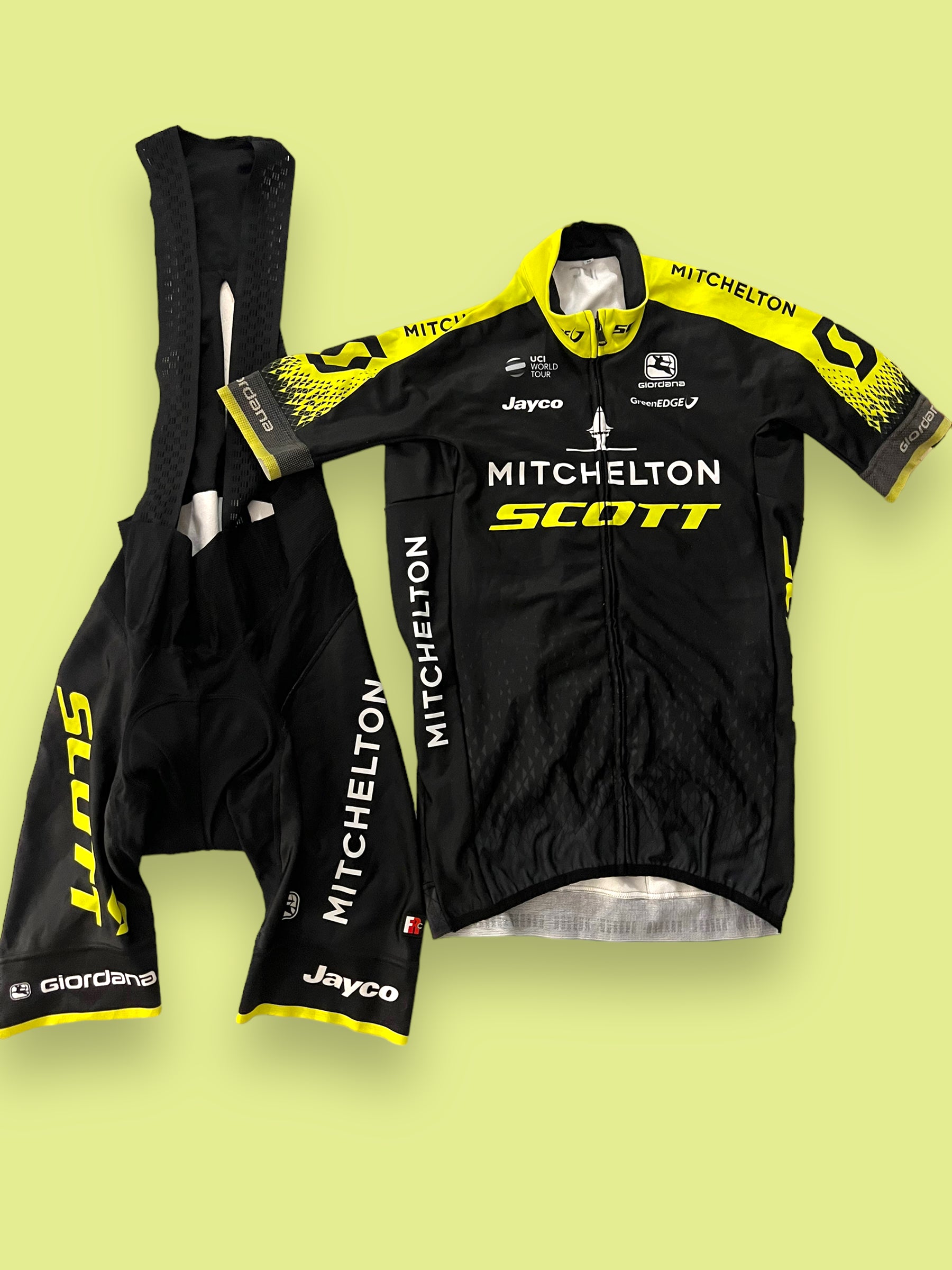 Cycling Kit Bundle - Winter Jersey & Thermal Bib Shorts | Giordana | Mitchelton Scott Pro Team | Pro Cycling Kit