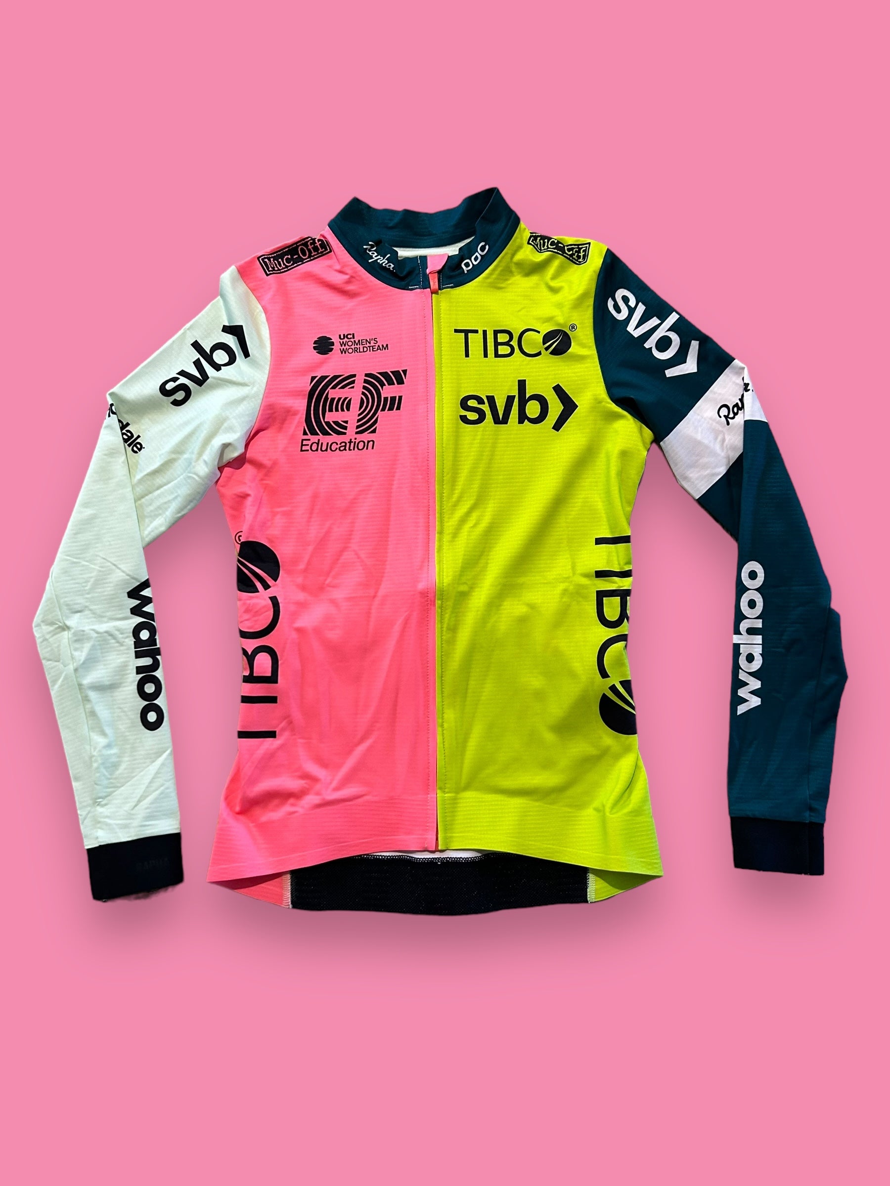 Thermal Long Sleeve Jersey Womens Giro D'Italia Switchout | Rapha Pro Team | EF Education First | Pro Cycling Kit