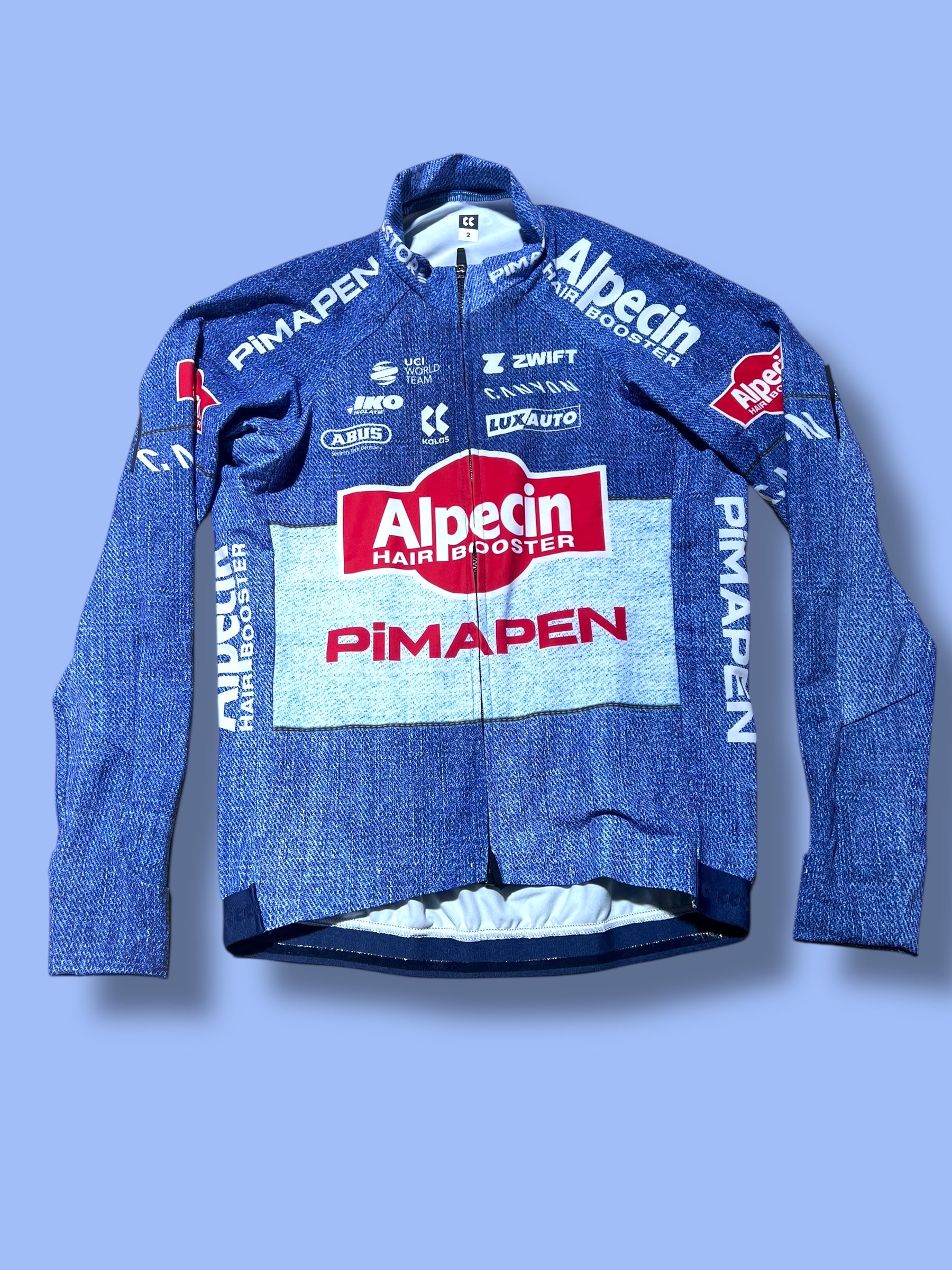 Winter Long Sleeve Jersey Thermal | Alpecin Deceuninck Kalas| Pro Cycling Kit