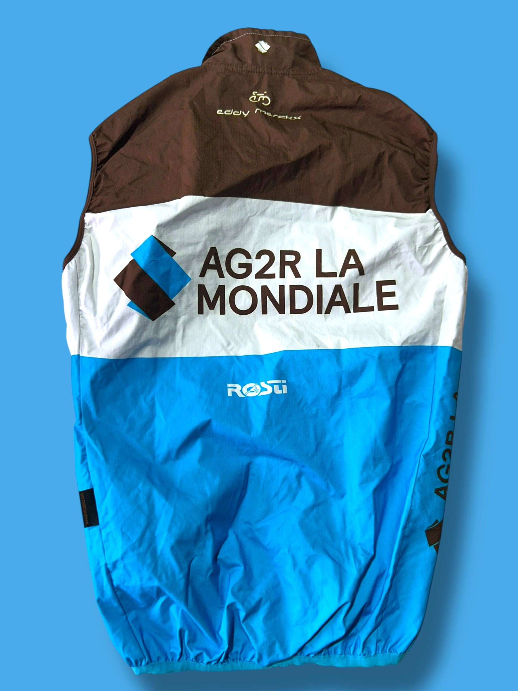 Rain Waterproof Vest Gilet Rosti|AG2R Citroen |Cycling