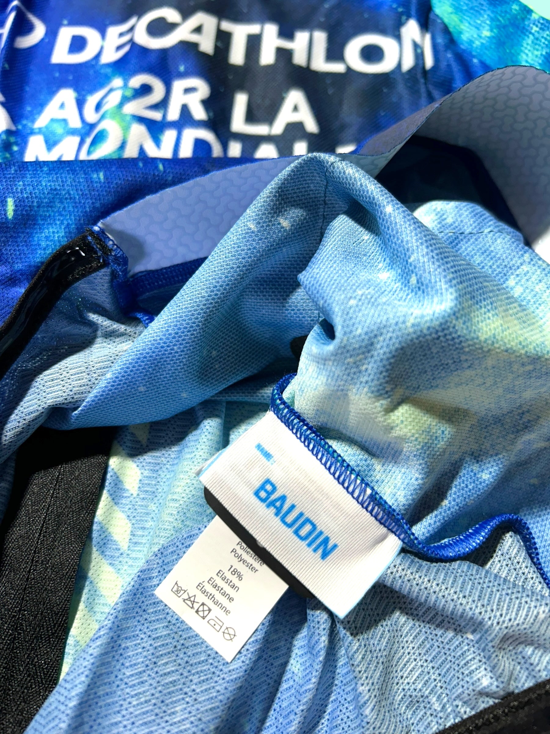 Aero Jersey BAUDIN Short Sleeve Racing Maillot | Decathlon AG2R La Mondiale | Rosti | Pro Cycling Kit