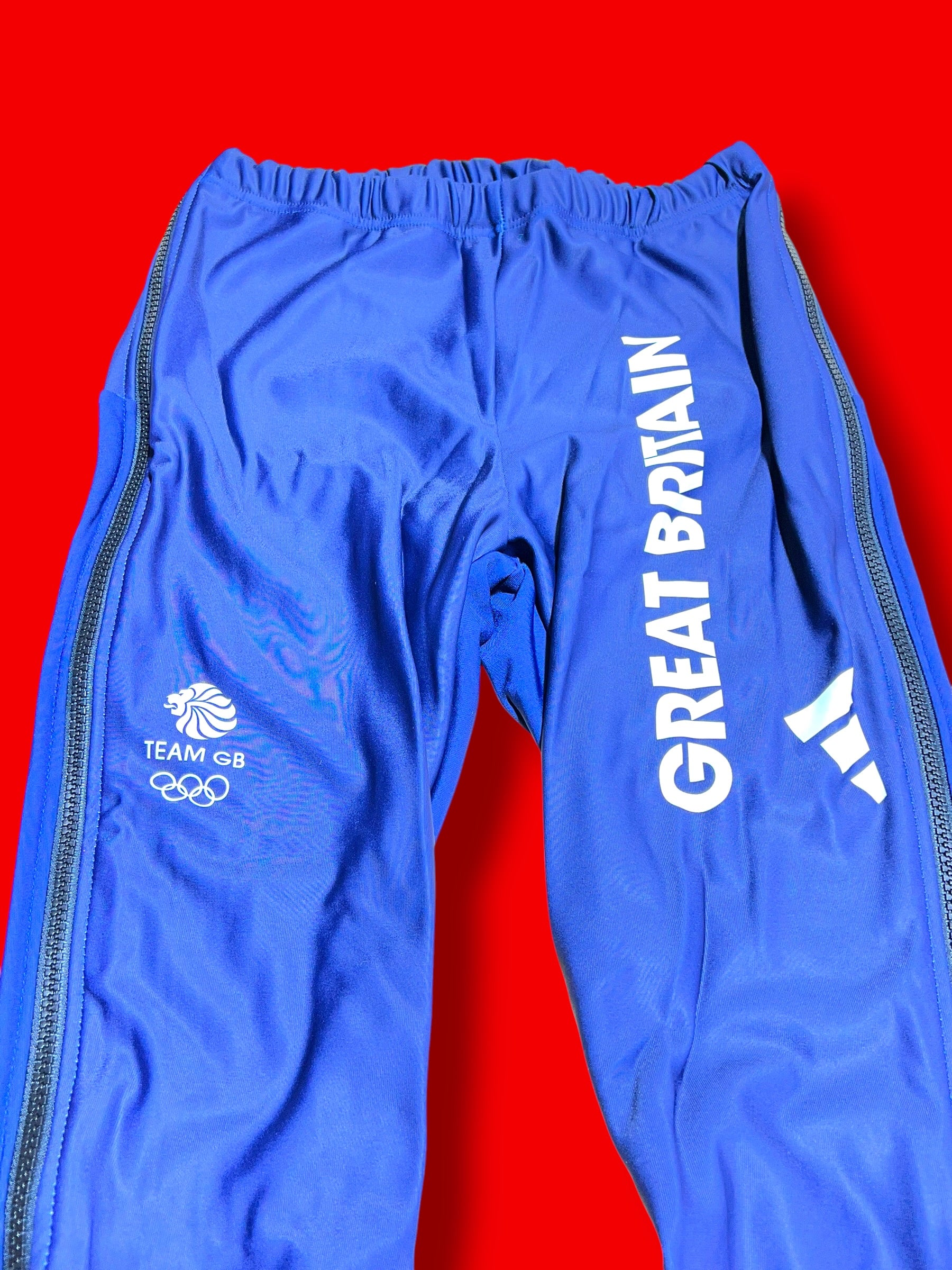 Thermal Winter Warm Up Track Pants |Team Great Britain GB |Addidas Pro Cycling Kit